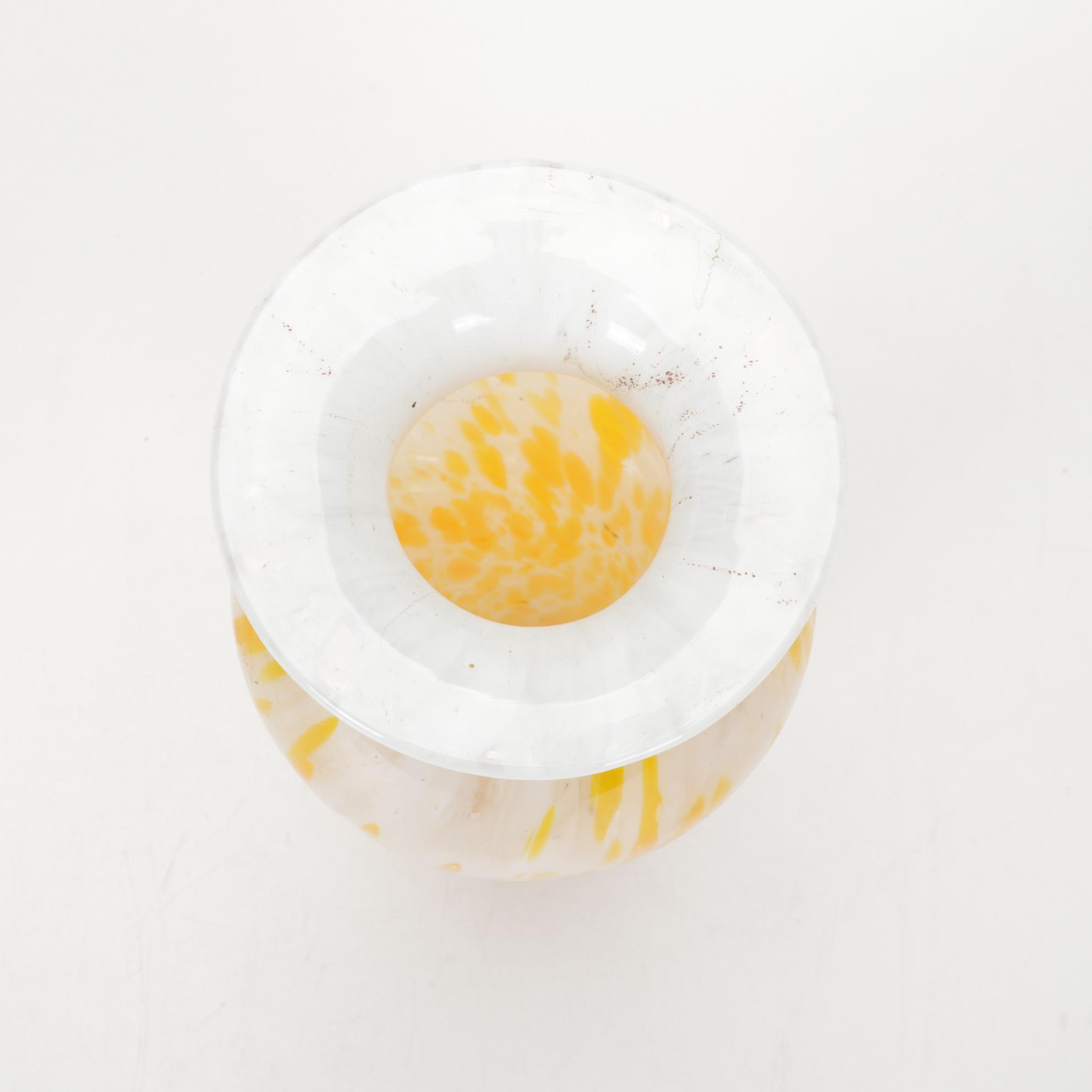 Osburn Modern Glass Handblown Art Glass Vases