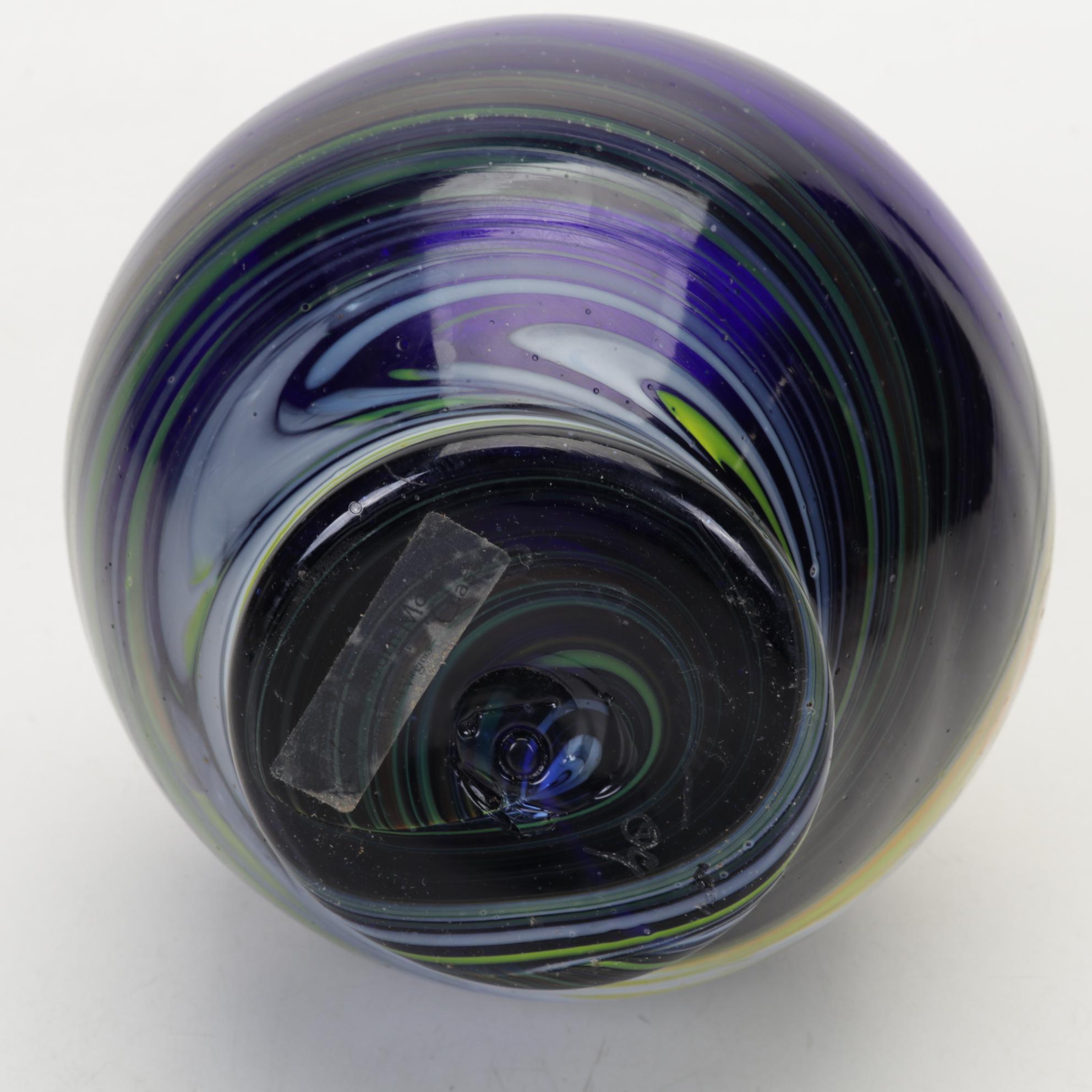 Osburn Modern Glass Handblown Art Glass Vases