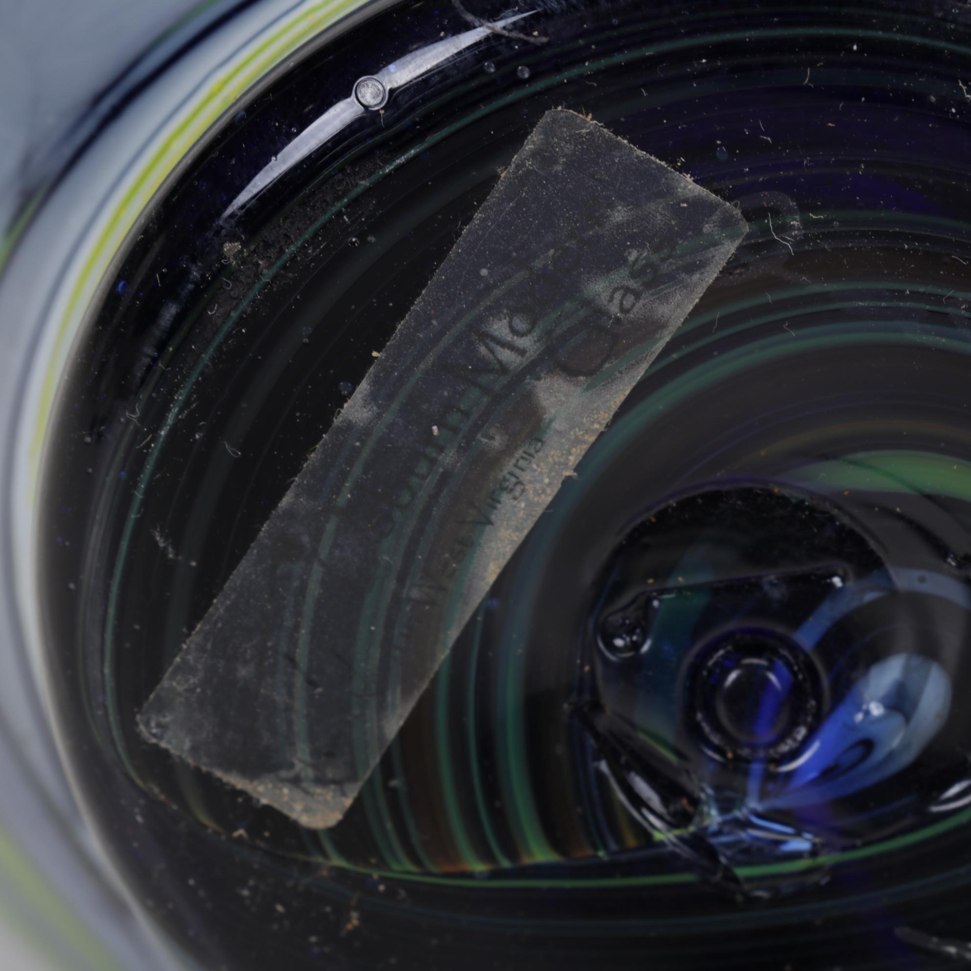 Osburn Modern Glass Handblown Art Glass Vases