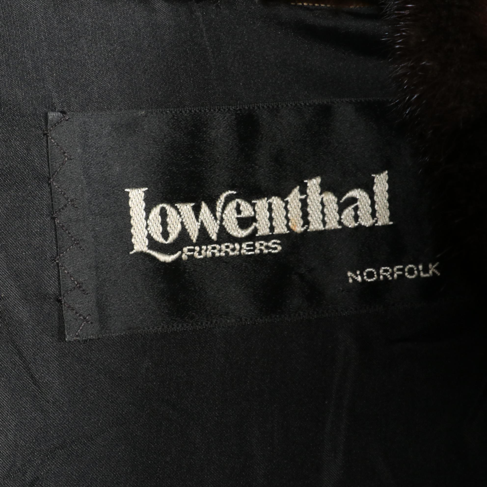 Mink Fur Coat from Lowenthal Furriers