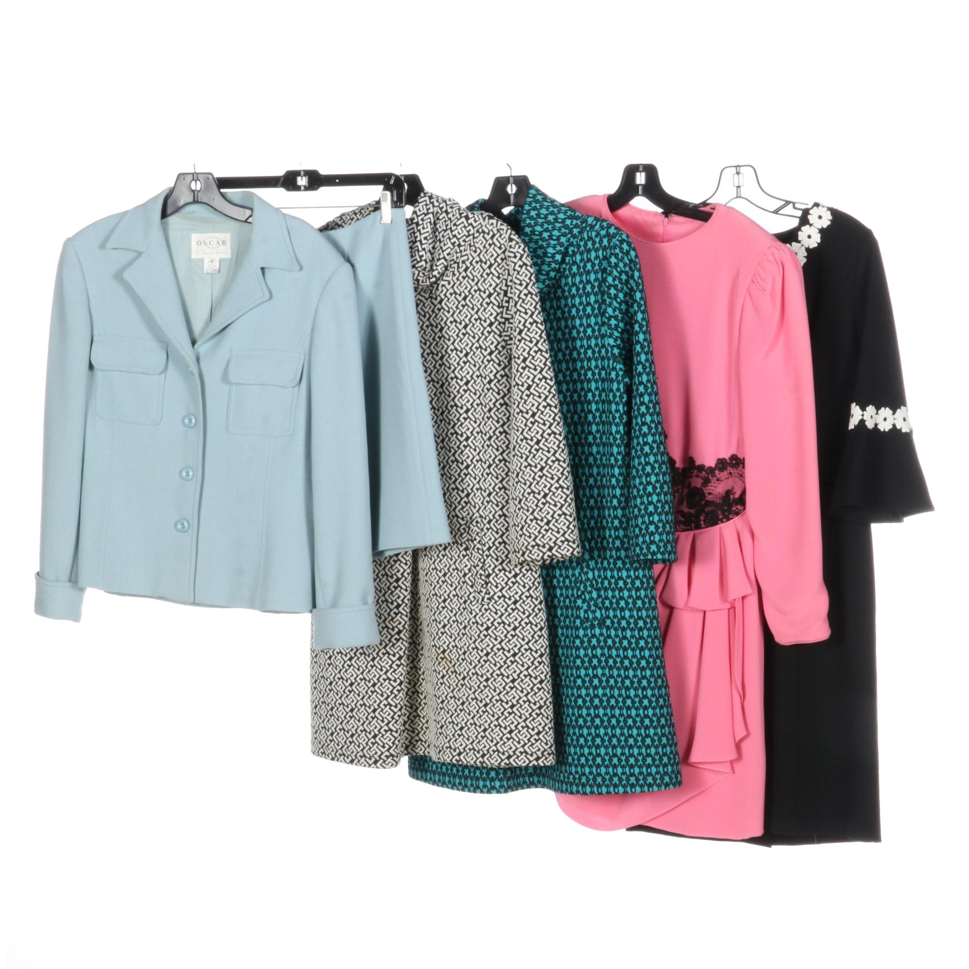 Oscar de la Renta Skirt Suit, tyler böe Kristen Jacquard Dresses, and More