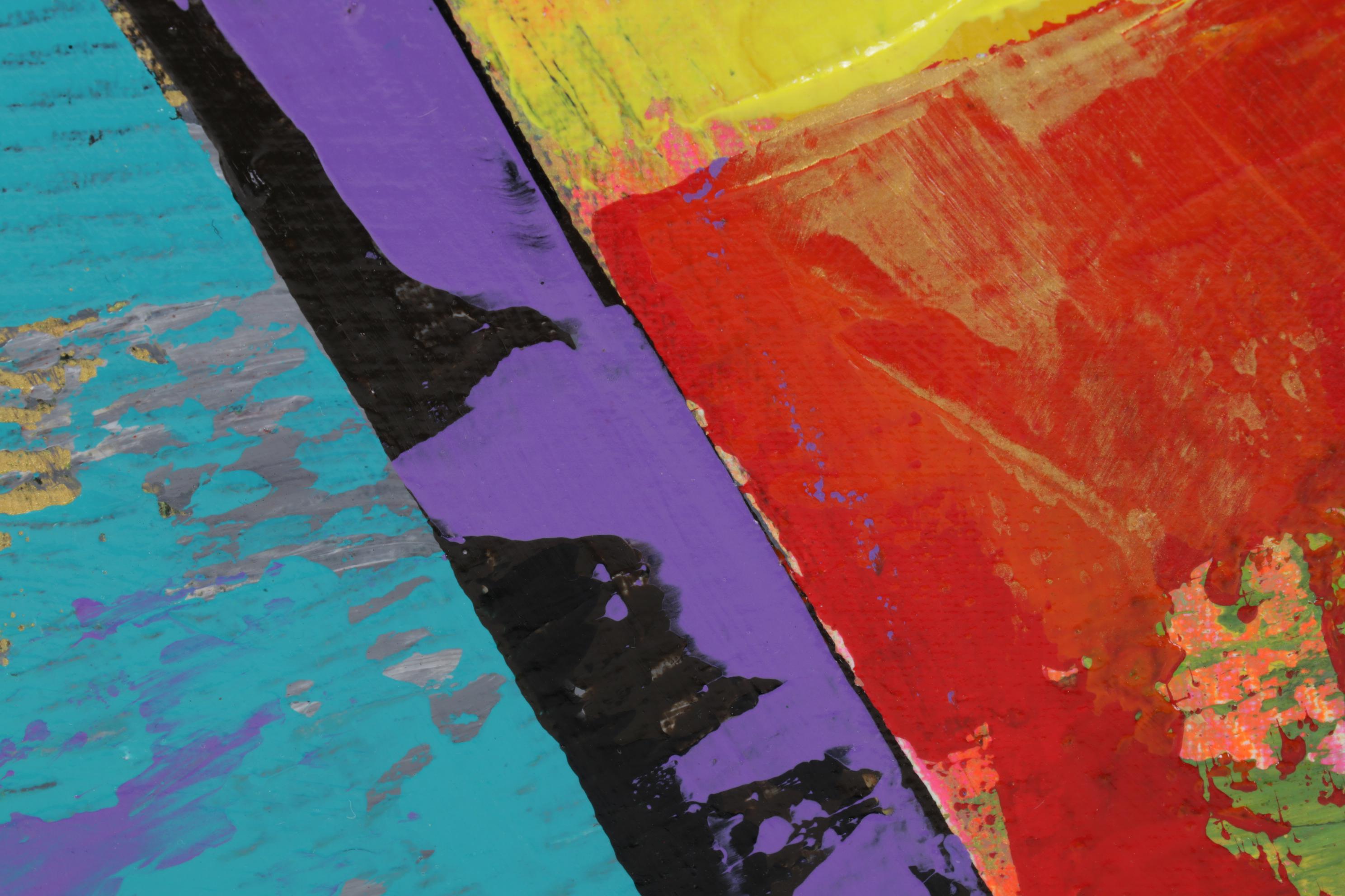 Farshad Lanjani Abstract Acrylic Painting, 21st Century