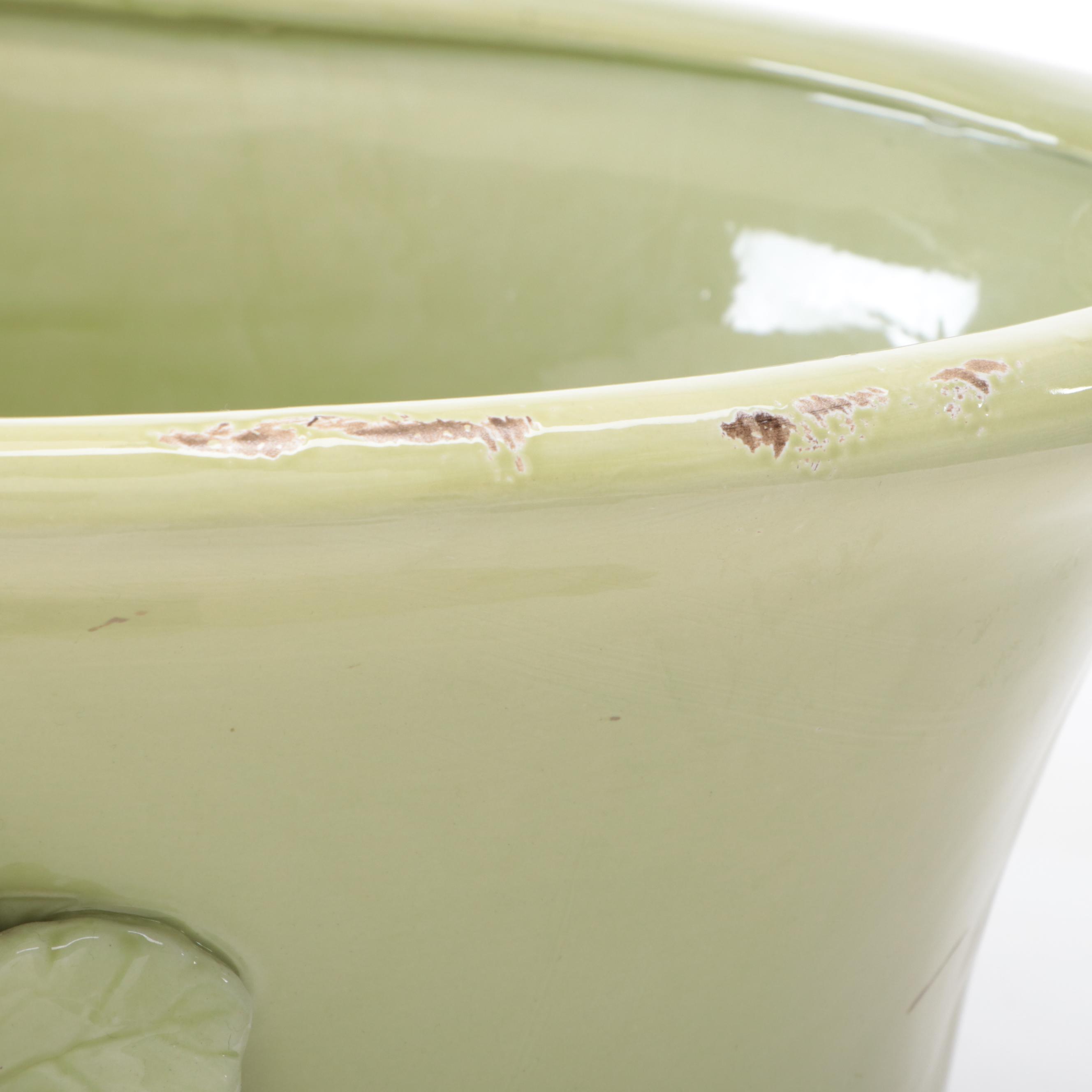 Napa Home & Garden "Tuscany" Oval Grape Leaf Tub