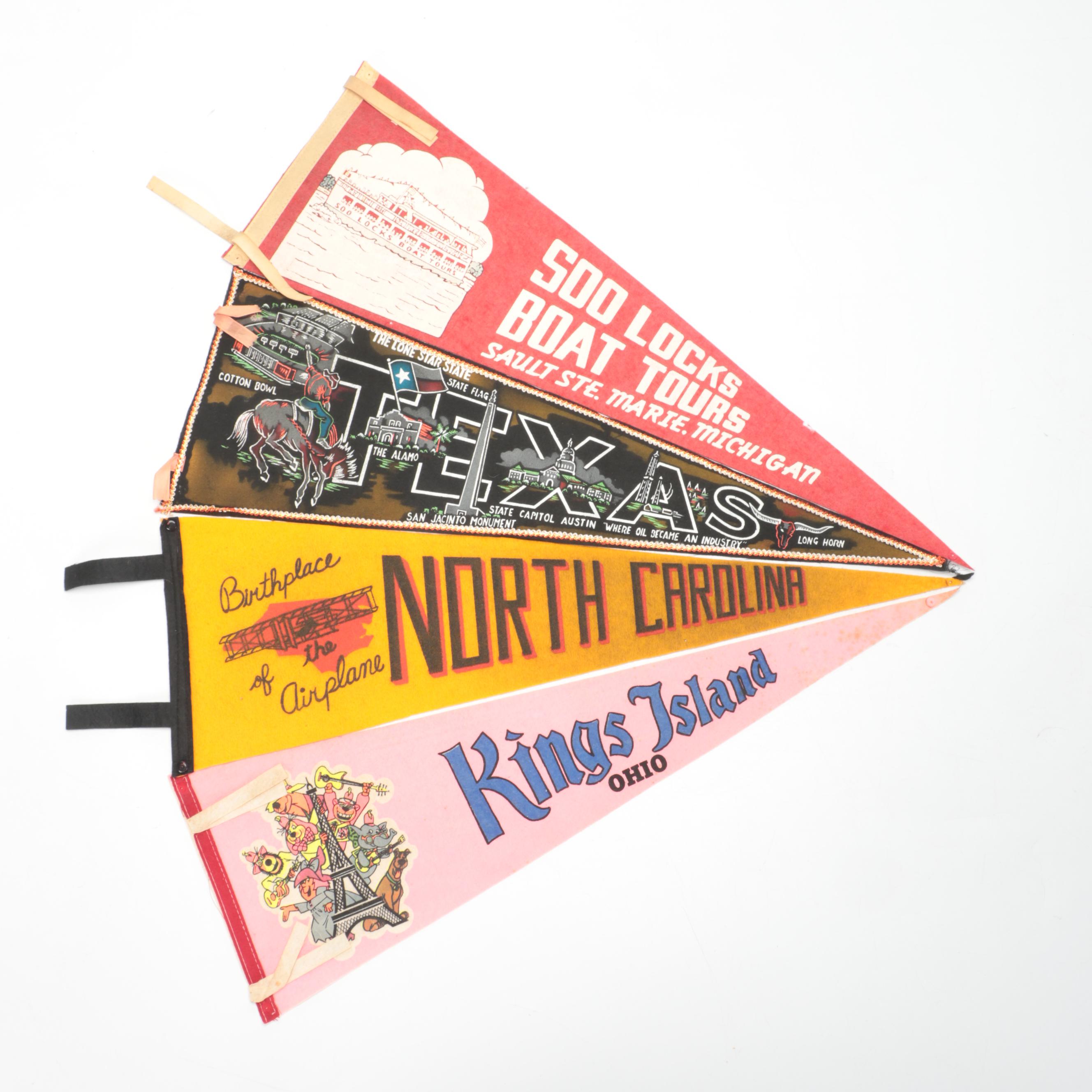 Niagara Falls, Mammoth Cave and Other Destination Travel Pennants