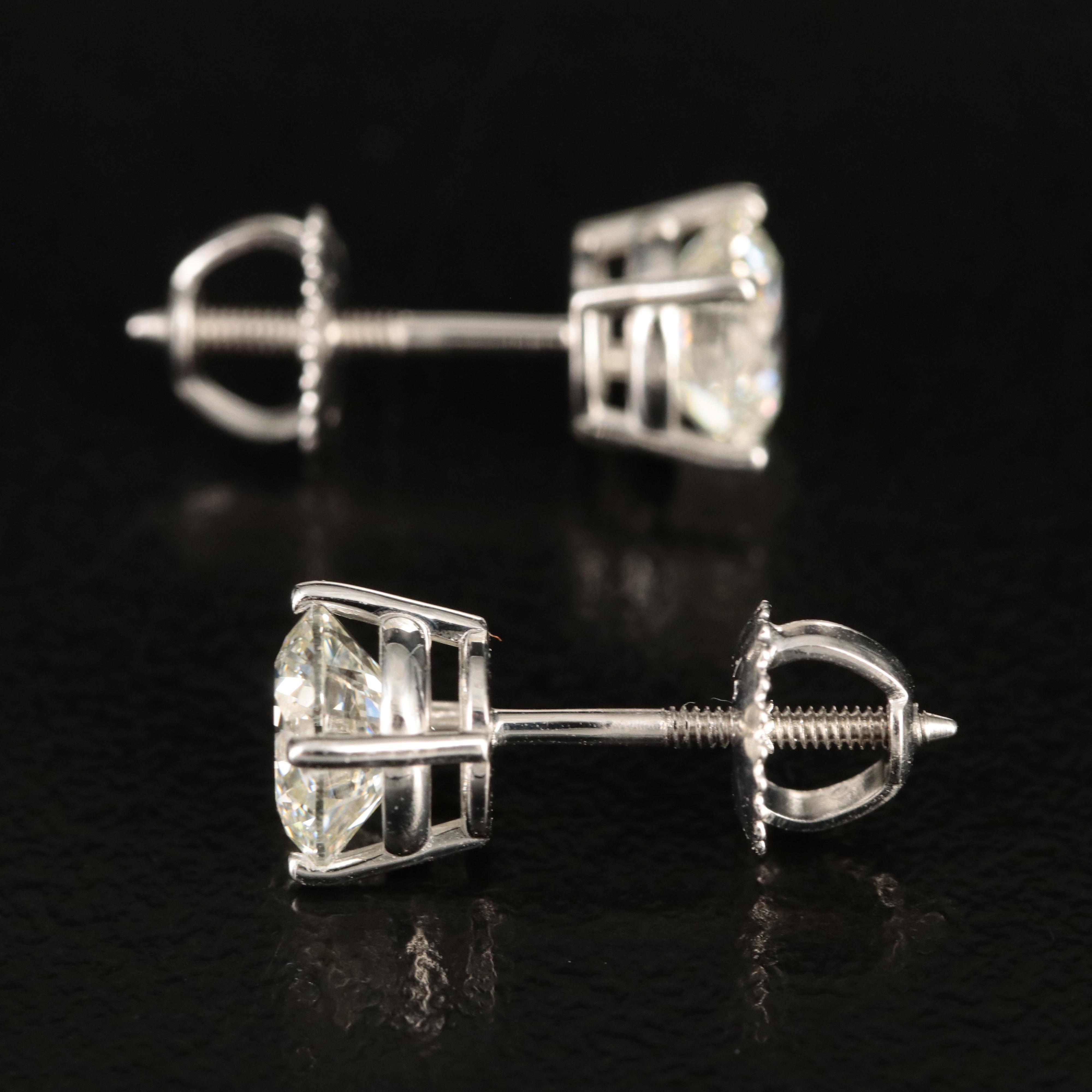 14K 1.94 CTW Lab Grown Diamond Stud Earrings