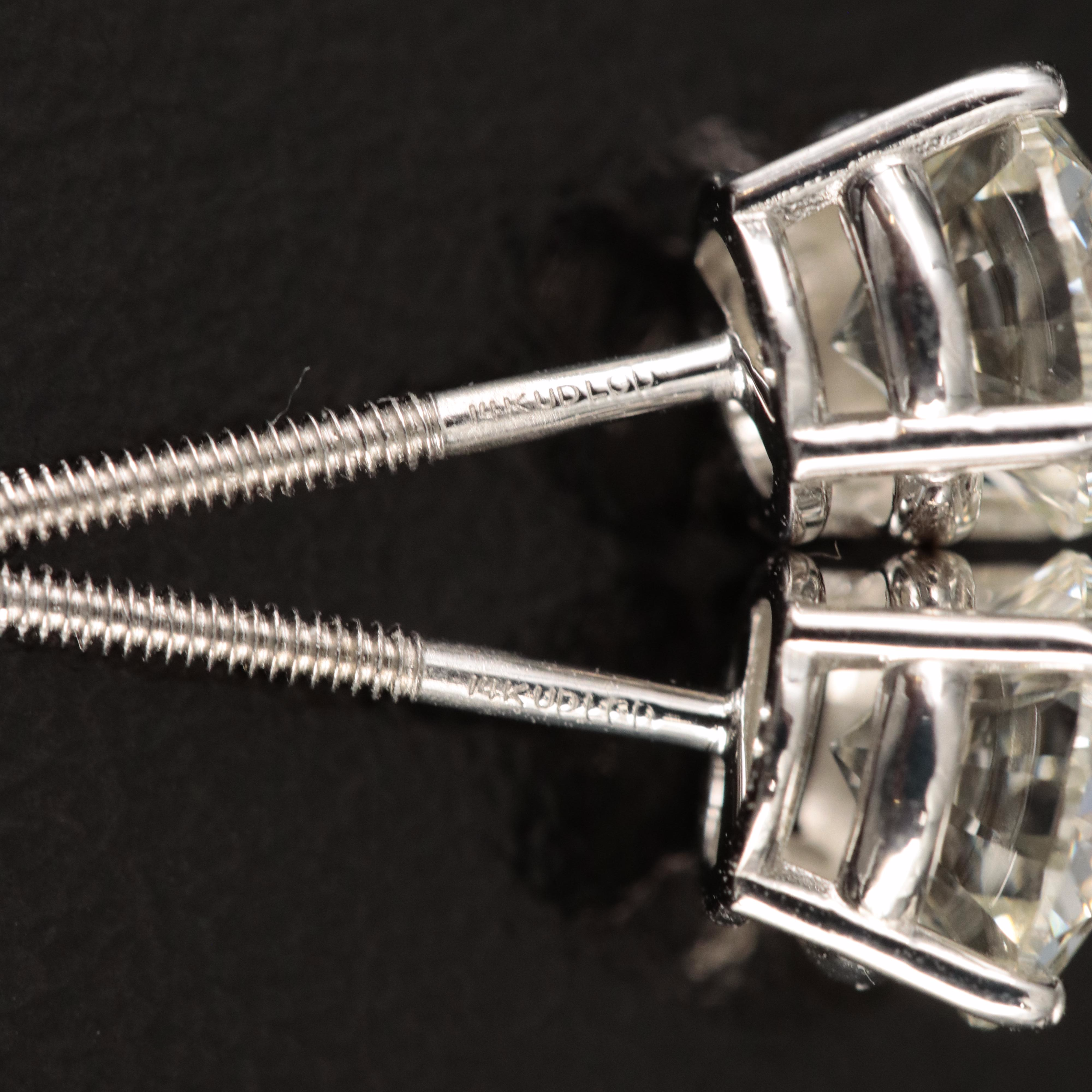 14K 1.94 CTW Lab Grown Diamond Stud Earrings