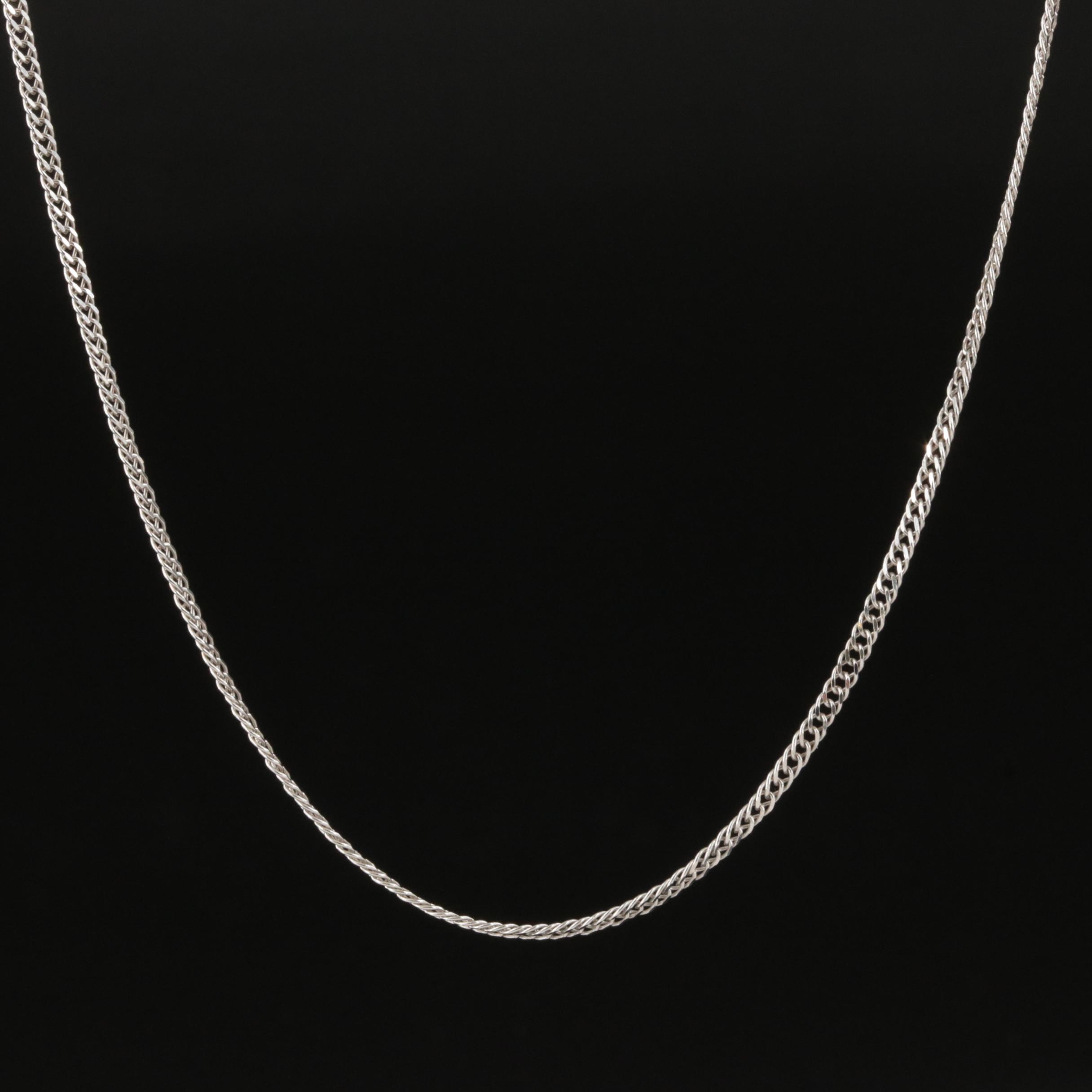 Italian 18K Curb Chain Necklace