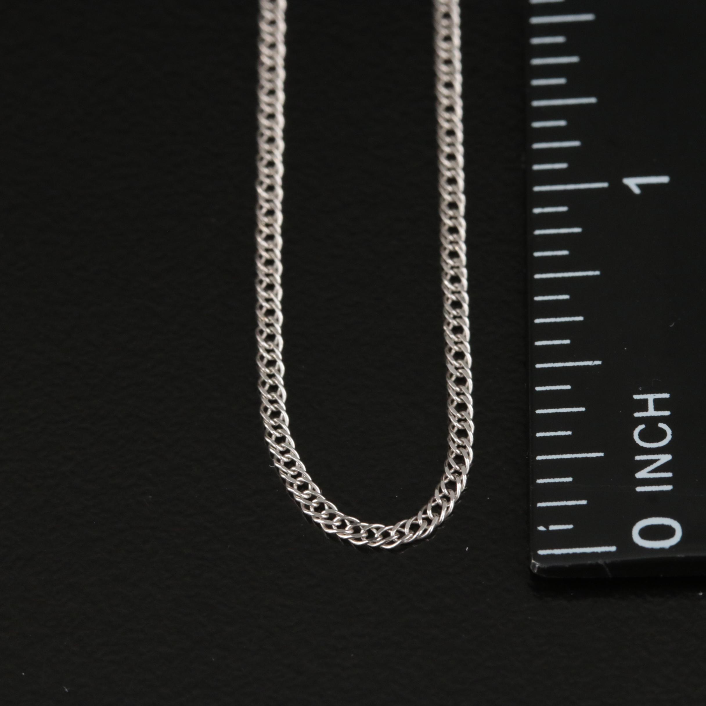 Italian 18K Curb Chain Necklace