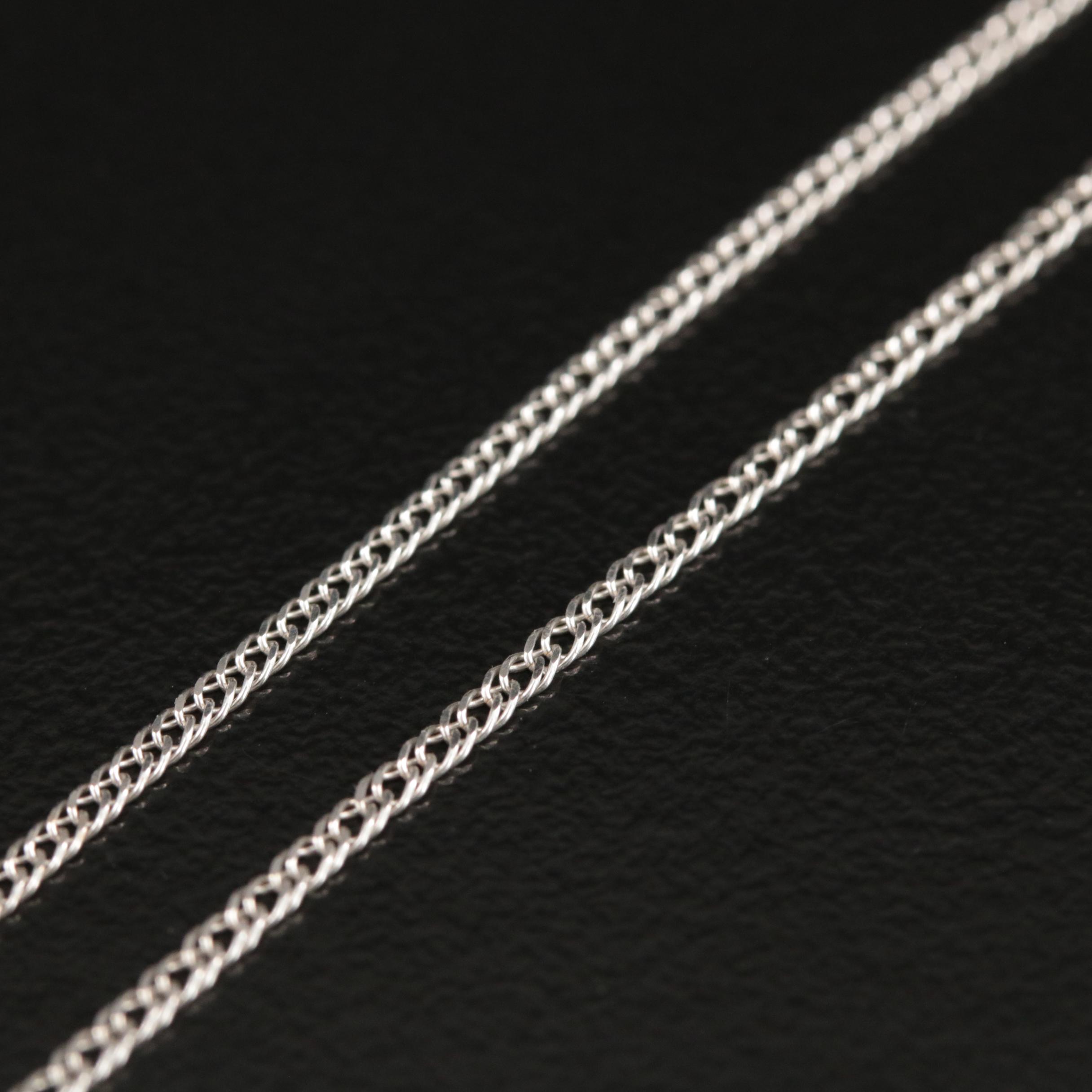 Italian 18K Curb Chain Necklace