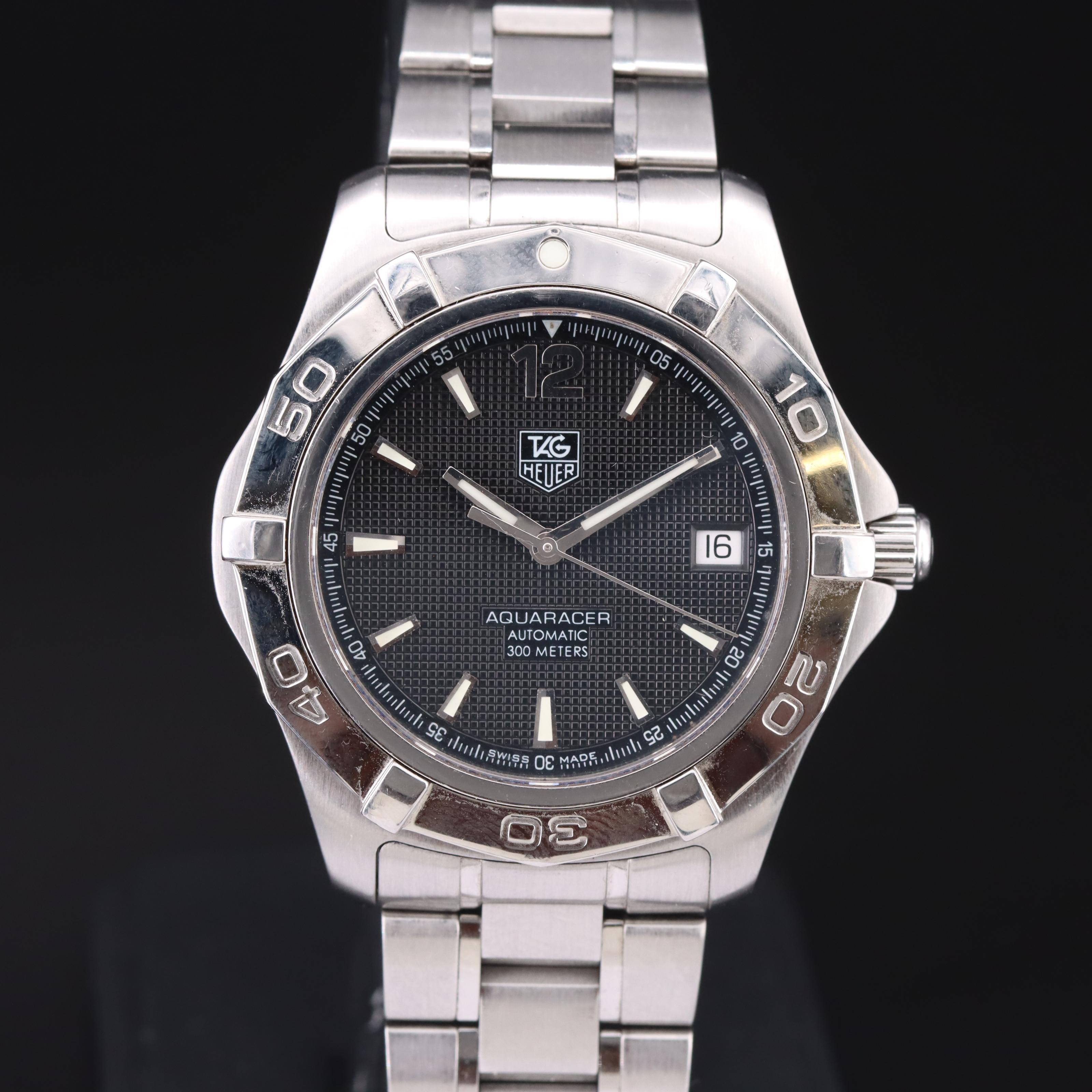 TAG Heuer Aquaracer Date Stainless Steel Automatic Watch