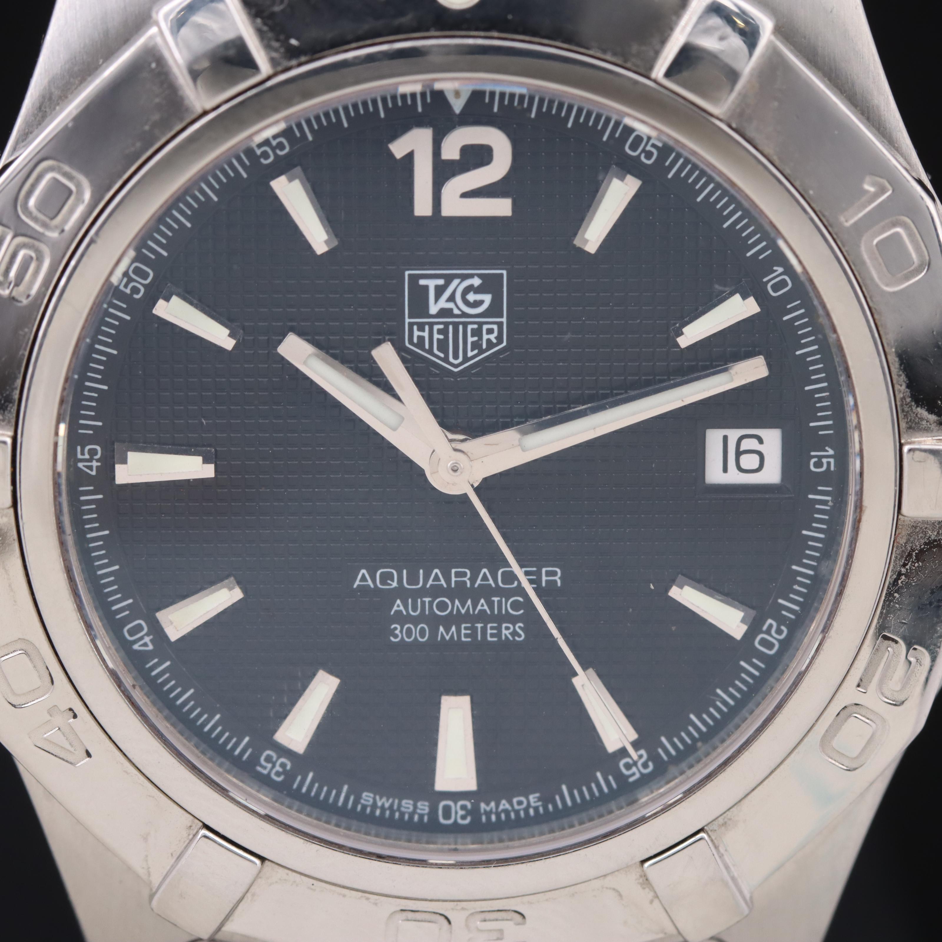 TAG Heuer Aquaracer Date Stainless Steel Automatic Watch