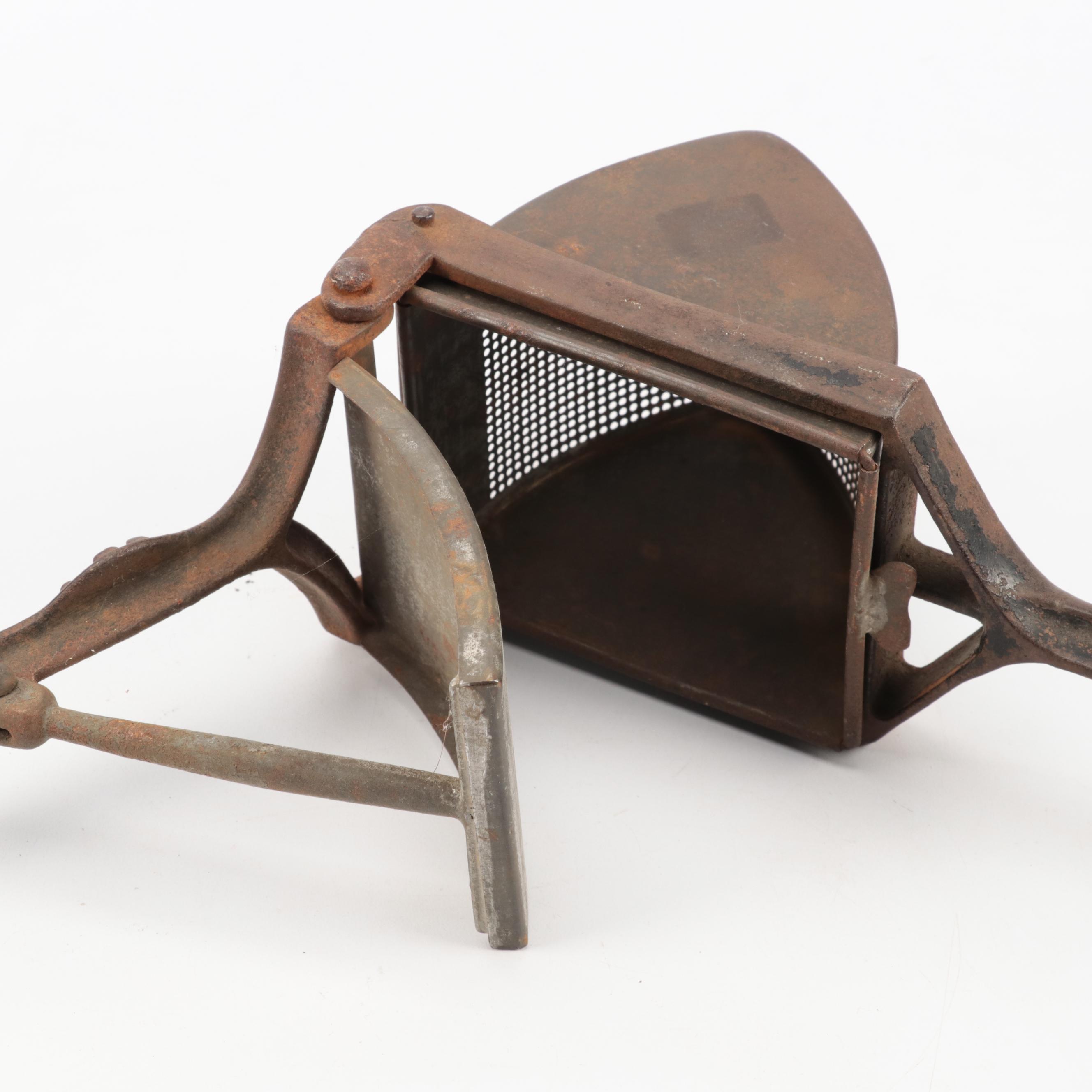 Tin Oil Lantern and Spice Box, Spice Jars with Tools and More