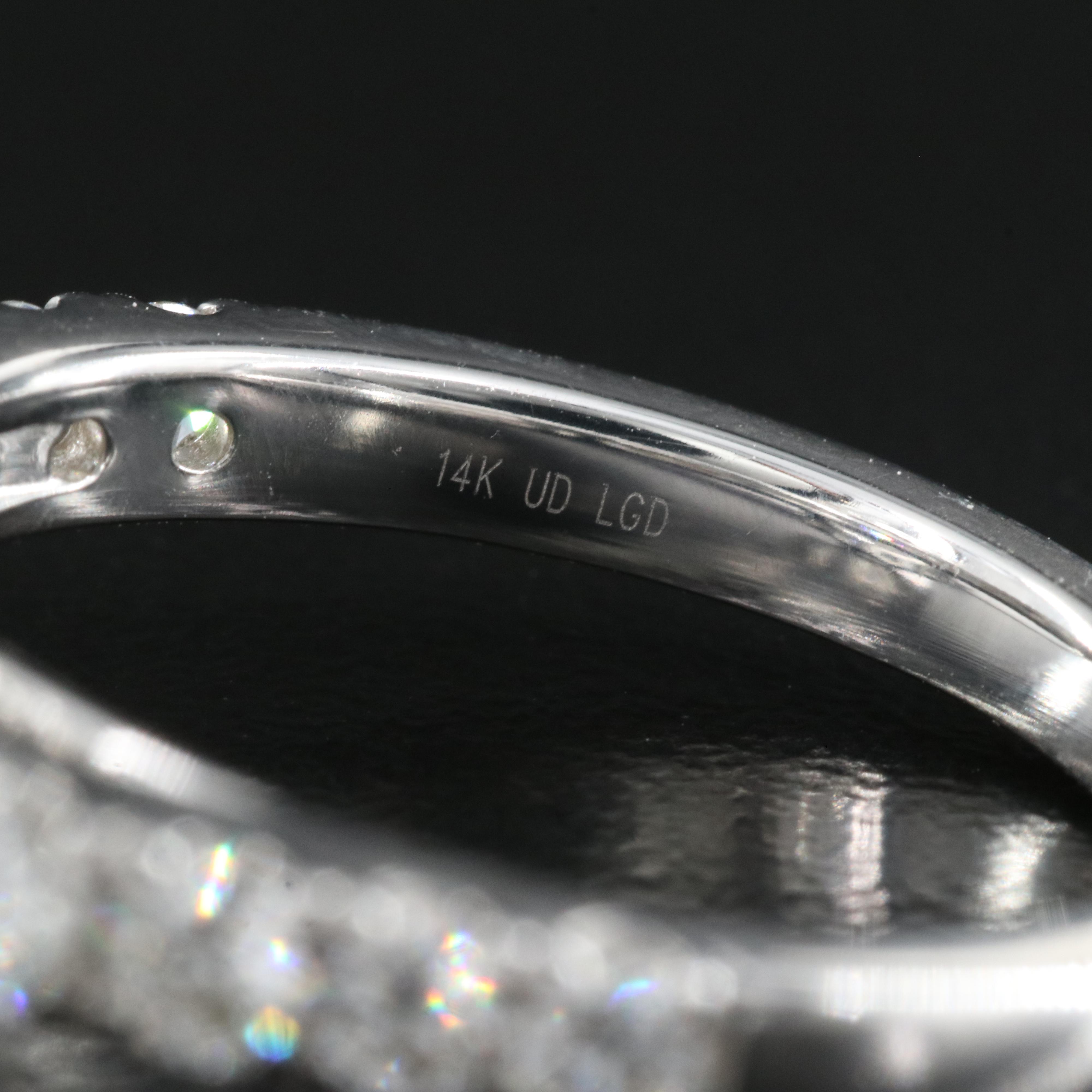 14K 2.94 CTW Lab Grown Diamond Ring and Band Set