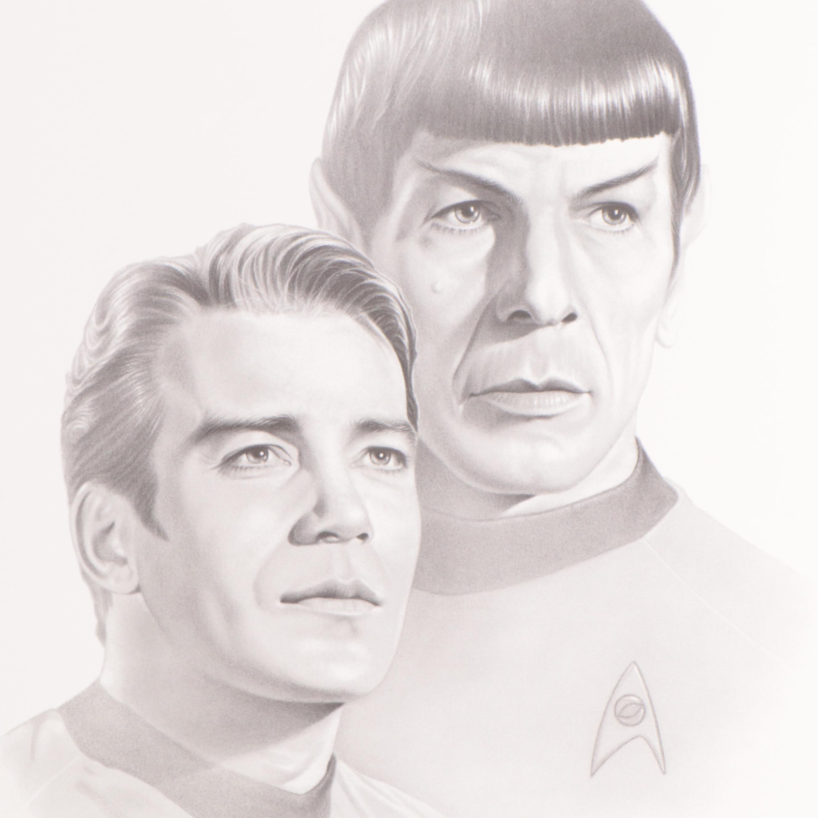 Offset Lithographs of Star Trek Portraits, 1993-94