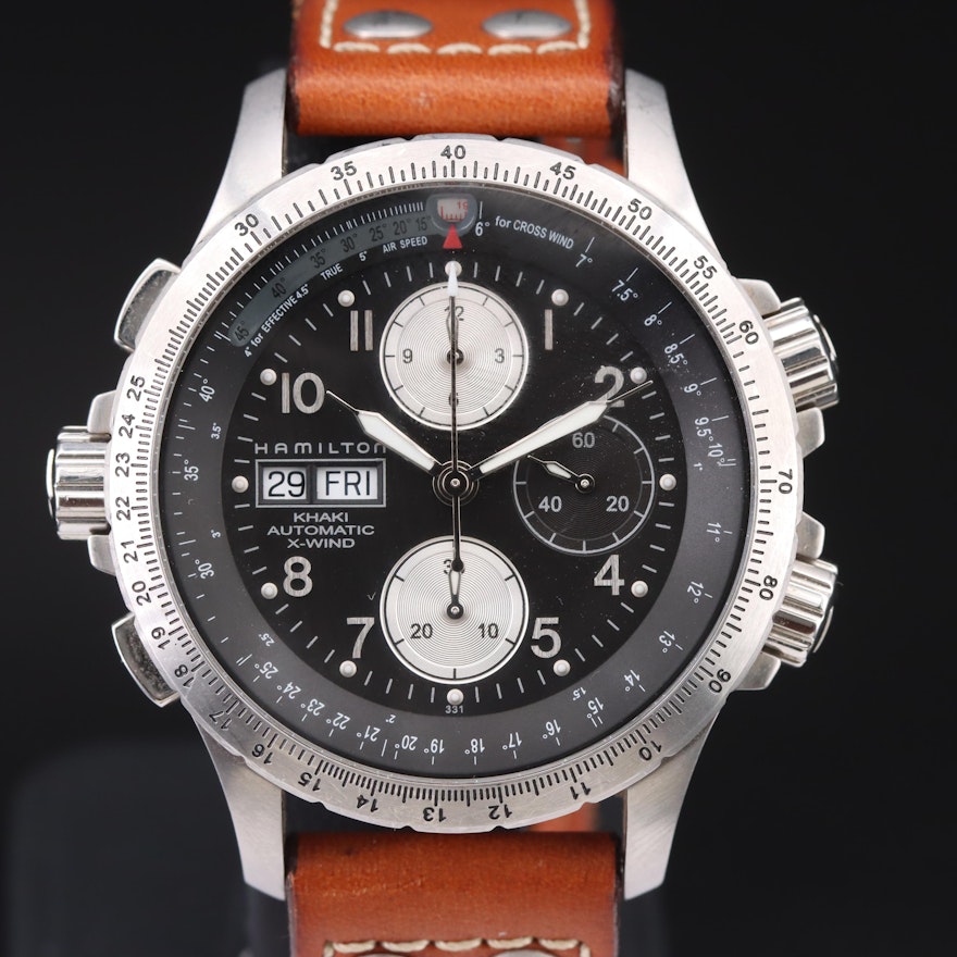 Hamilton Khaki X-Wind Pilot's Chronograph Wristwatch
