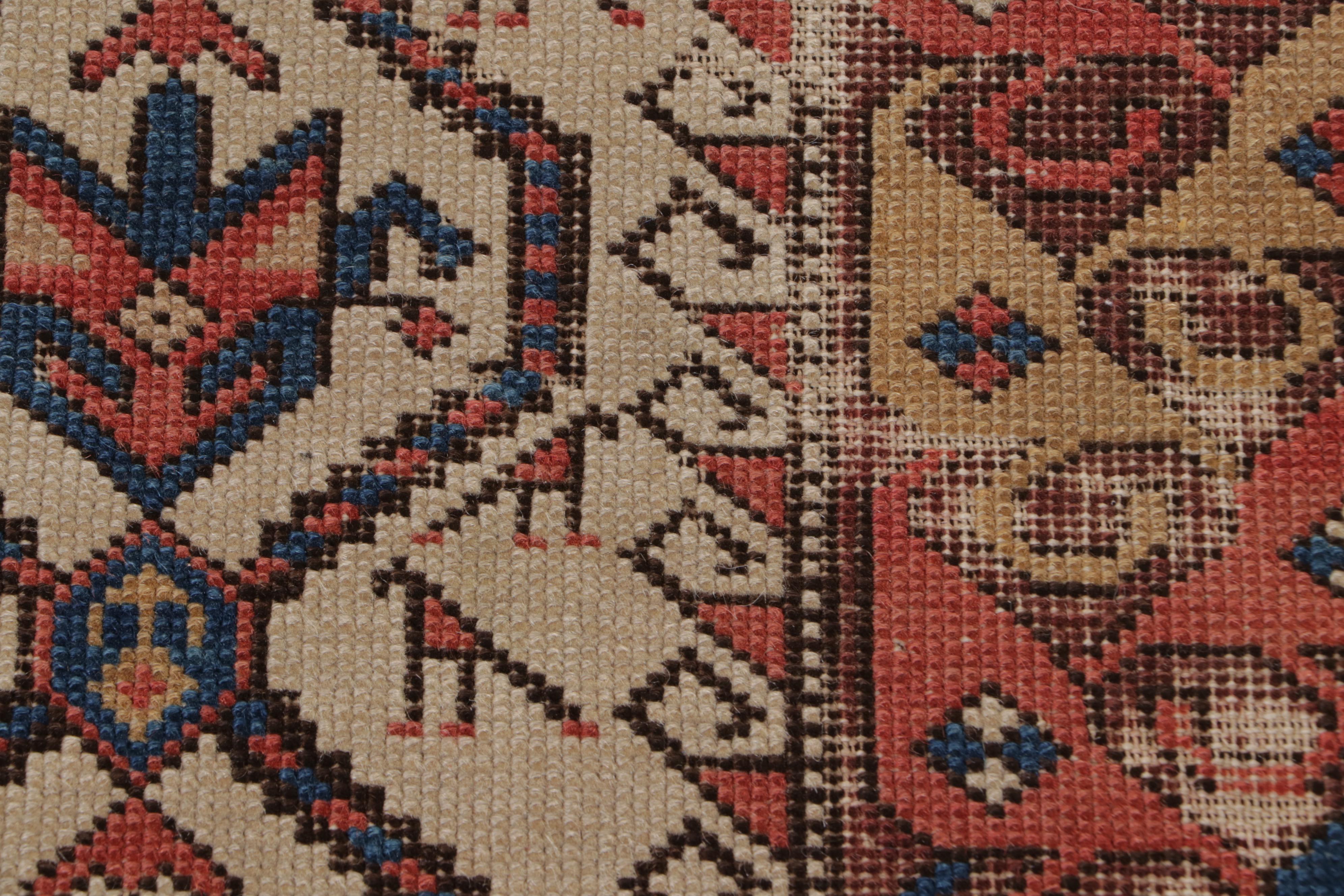 3'10 x 5'11 Antique Hand-Knotted Caucasian Shirvan Prayer Rug, Dated 1913