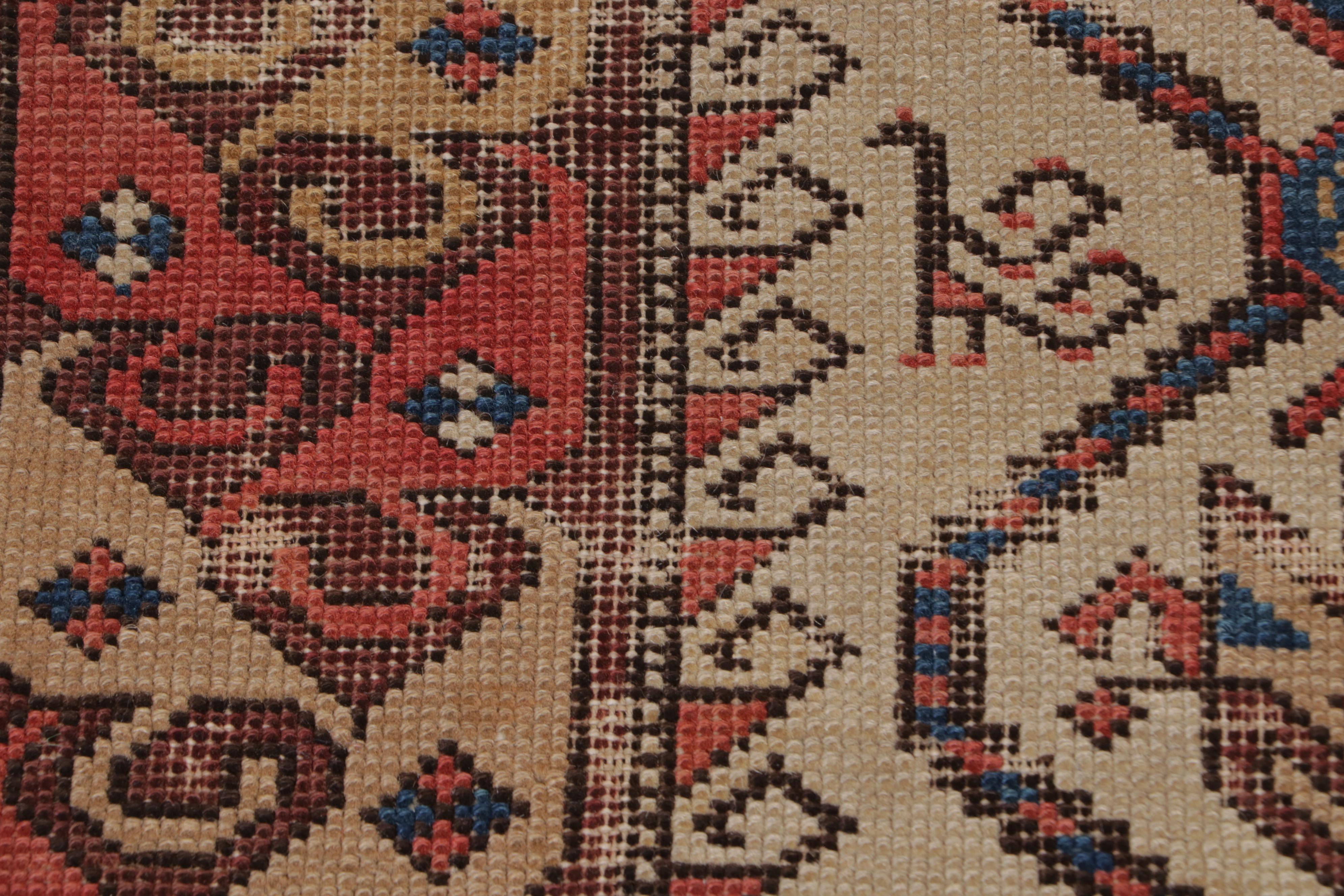 3'10 x 5'11 Antique Hand-Knotted Caucasian Shirvan Prayer Rug, Dated 1913