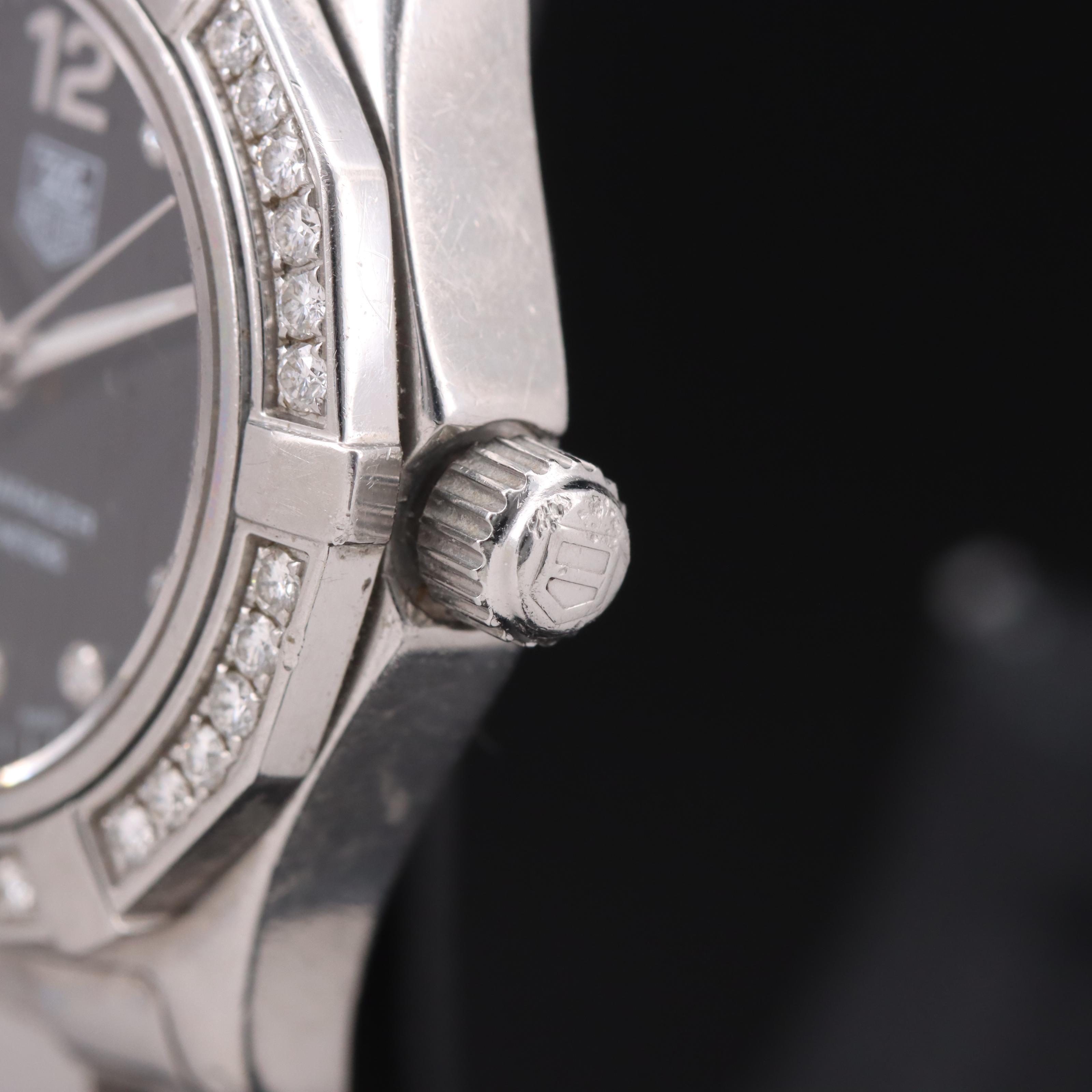 TAG Heuer Aquaracer Diamond Dial and Bezel Watch