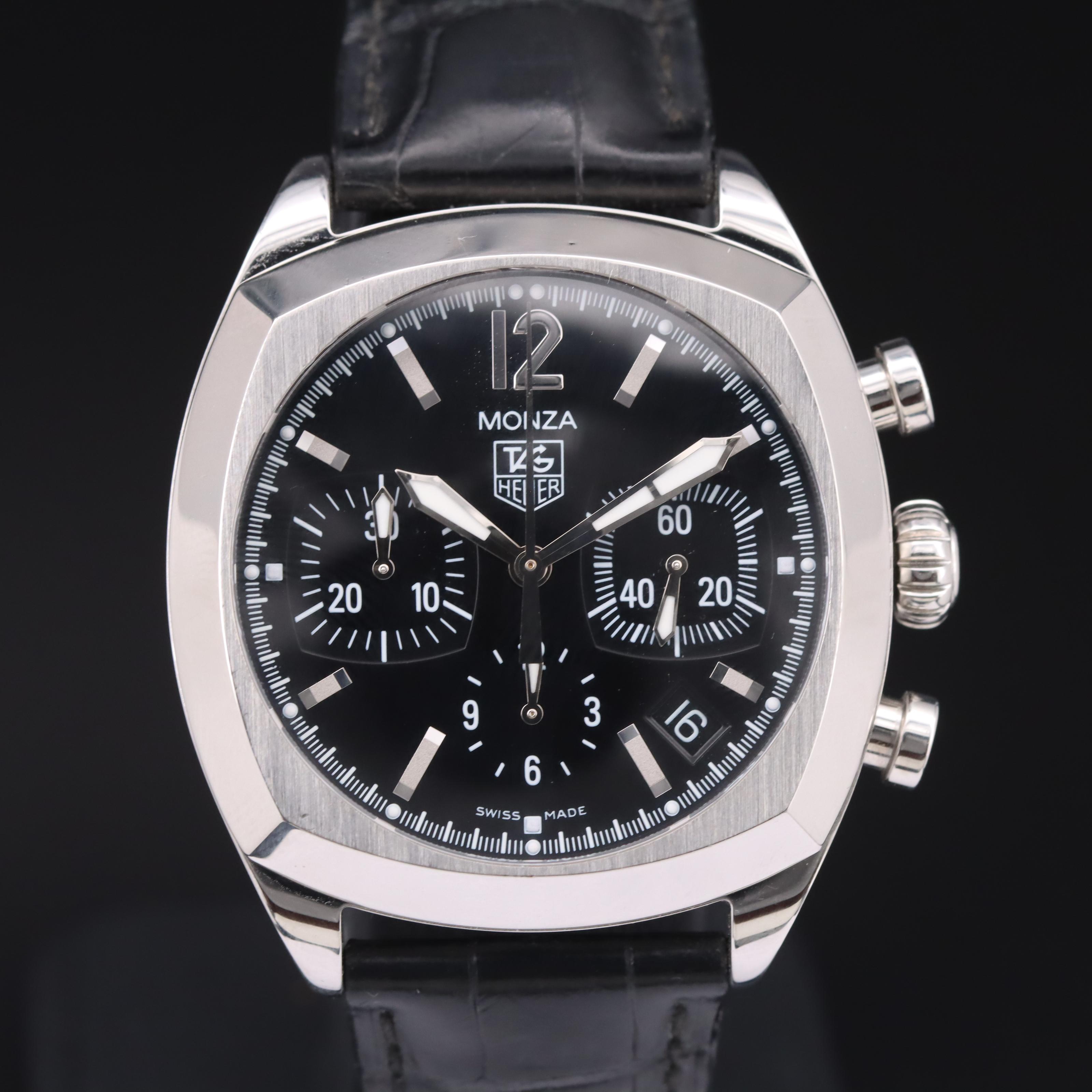 TAG Heuer Monza Stainless Steel Chronograph Automatic Watch