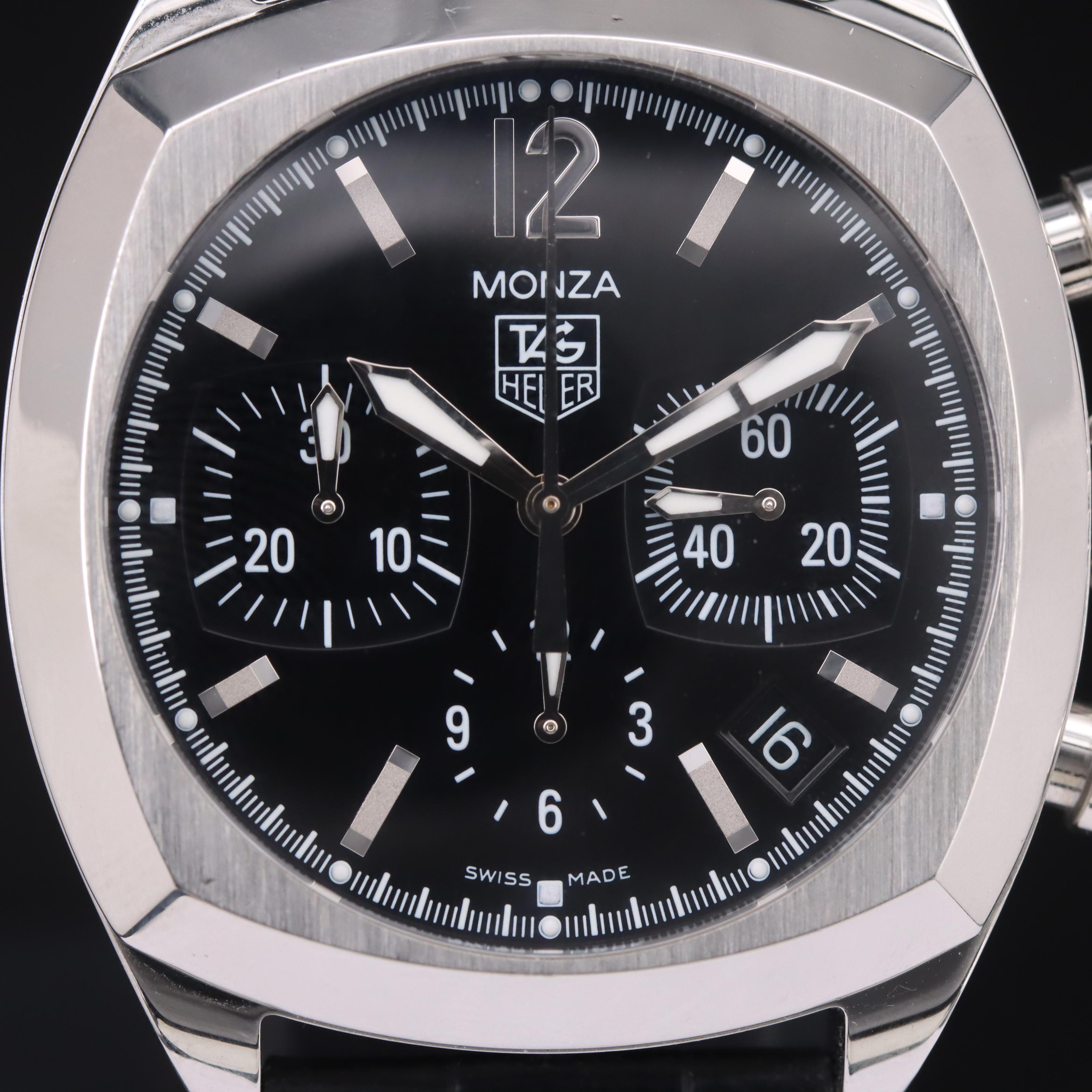 TAG Heuer Monza Stainless Steel Chronograph Automatic Watch