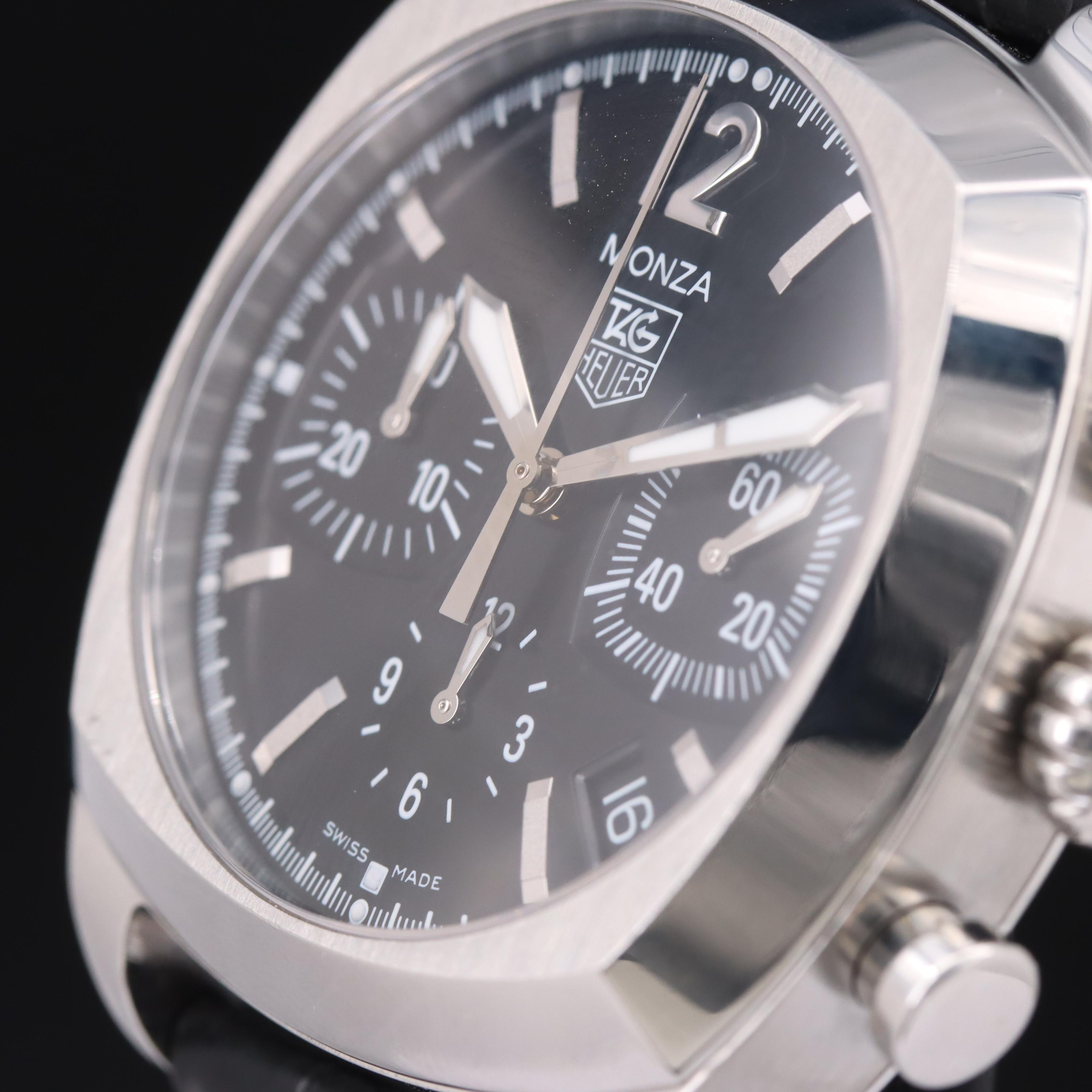 TAG Heuer Monza Stainless Steel Chronograph Automatic Watch