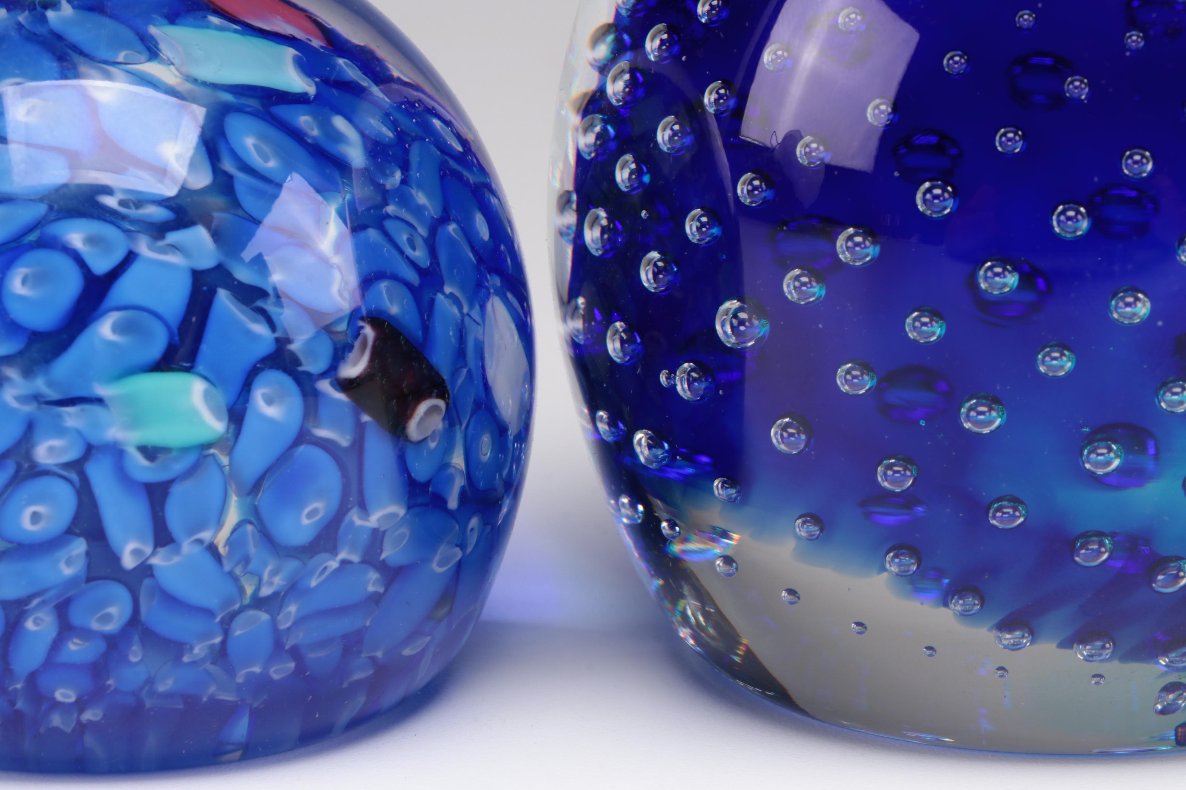 Joe St. Clair and Other Blown Glass Paperweights