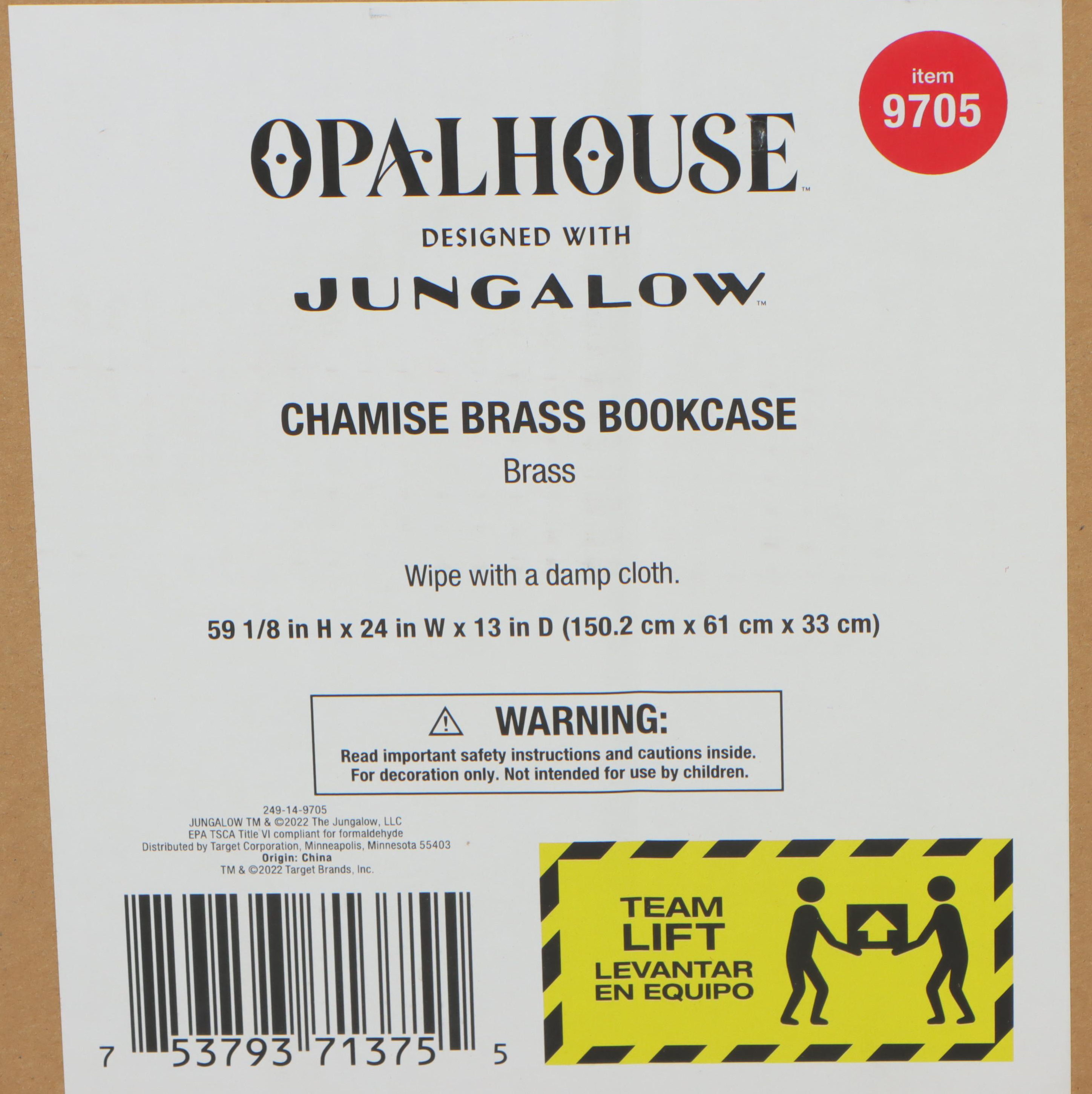 Opalhouse With Jungalow Chamise Brass Bookcase