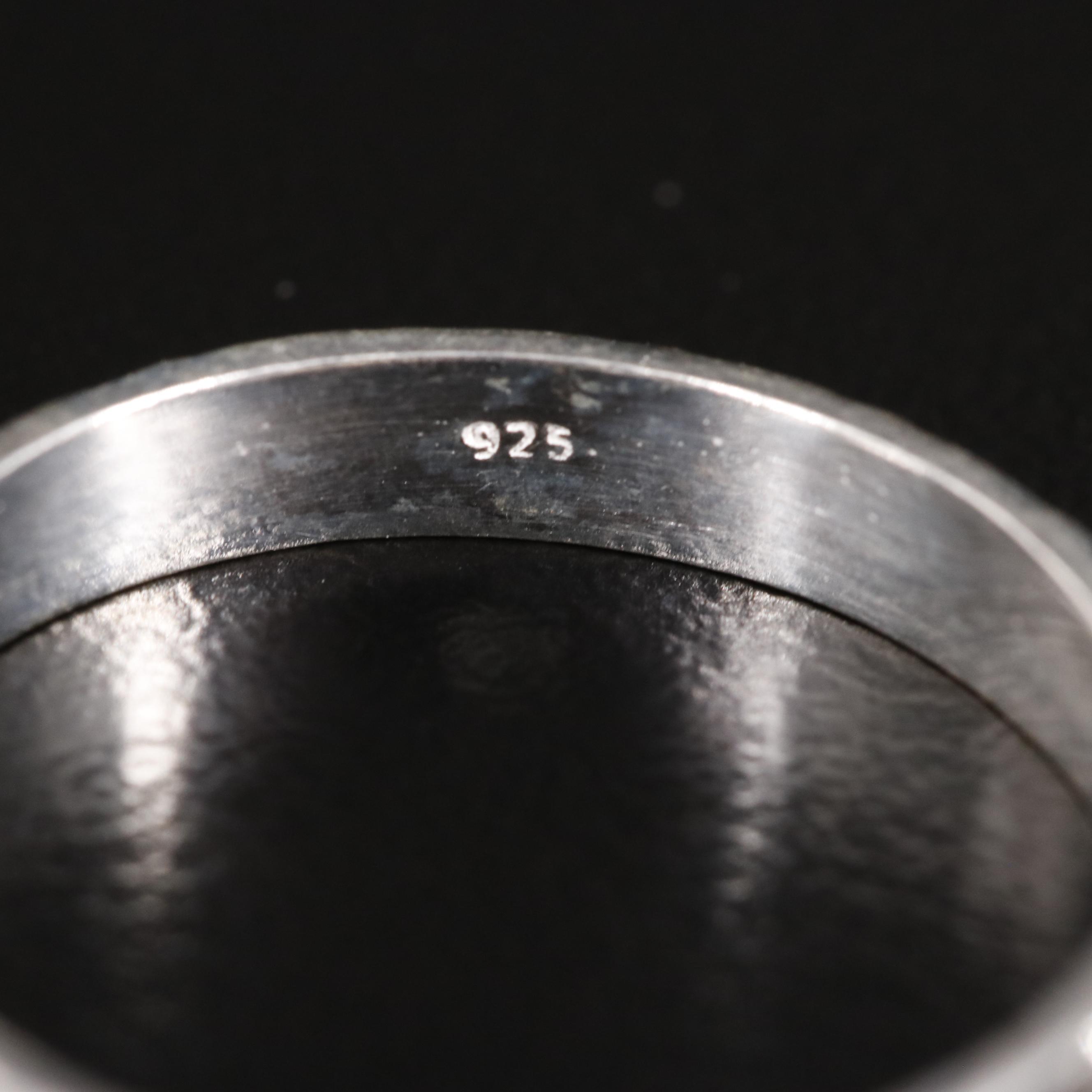 Sterling Zig Zag Band