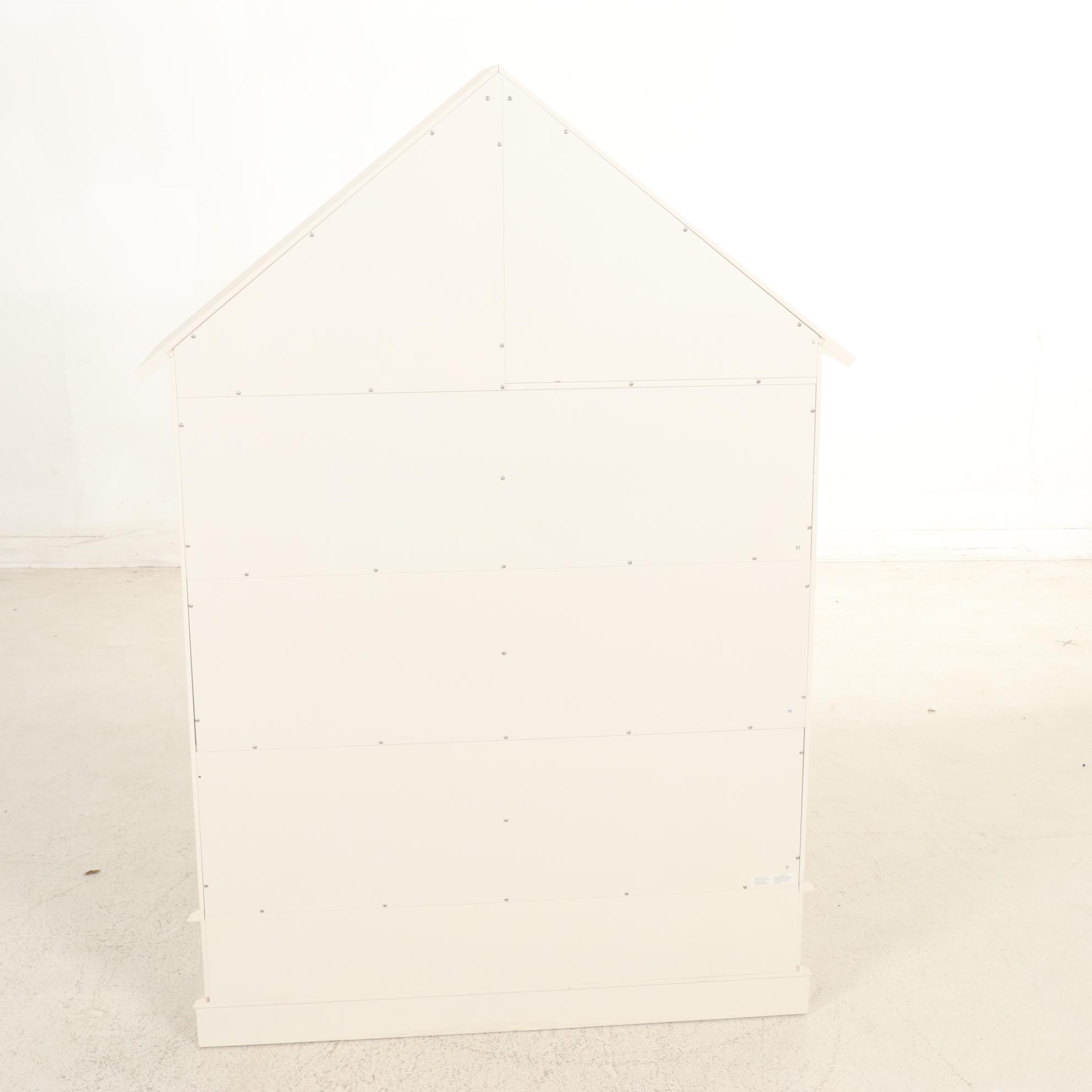 Pottery Barn Kids White-Finish House-Shaped Bookcase