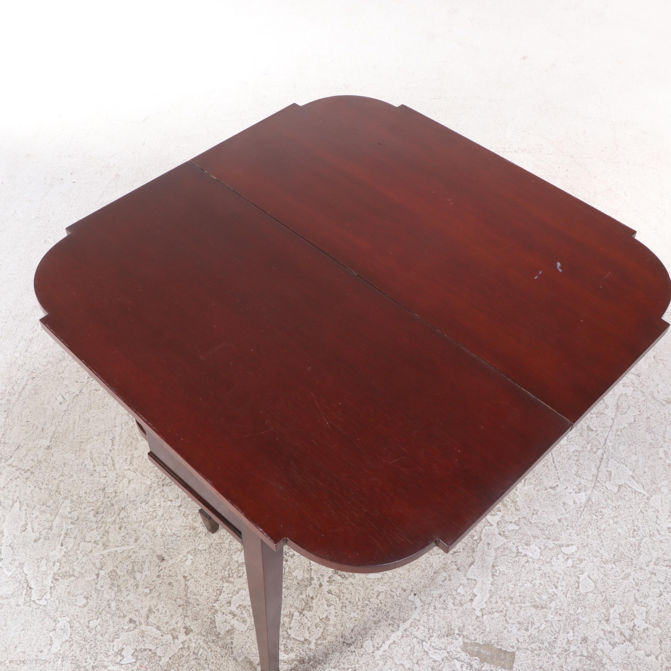 Federal Style Mahogany Games Table, Early to Mid 20th Century