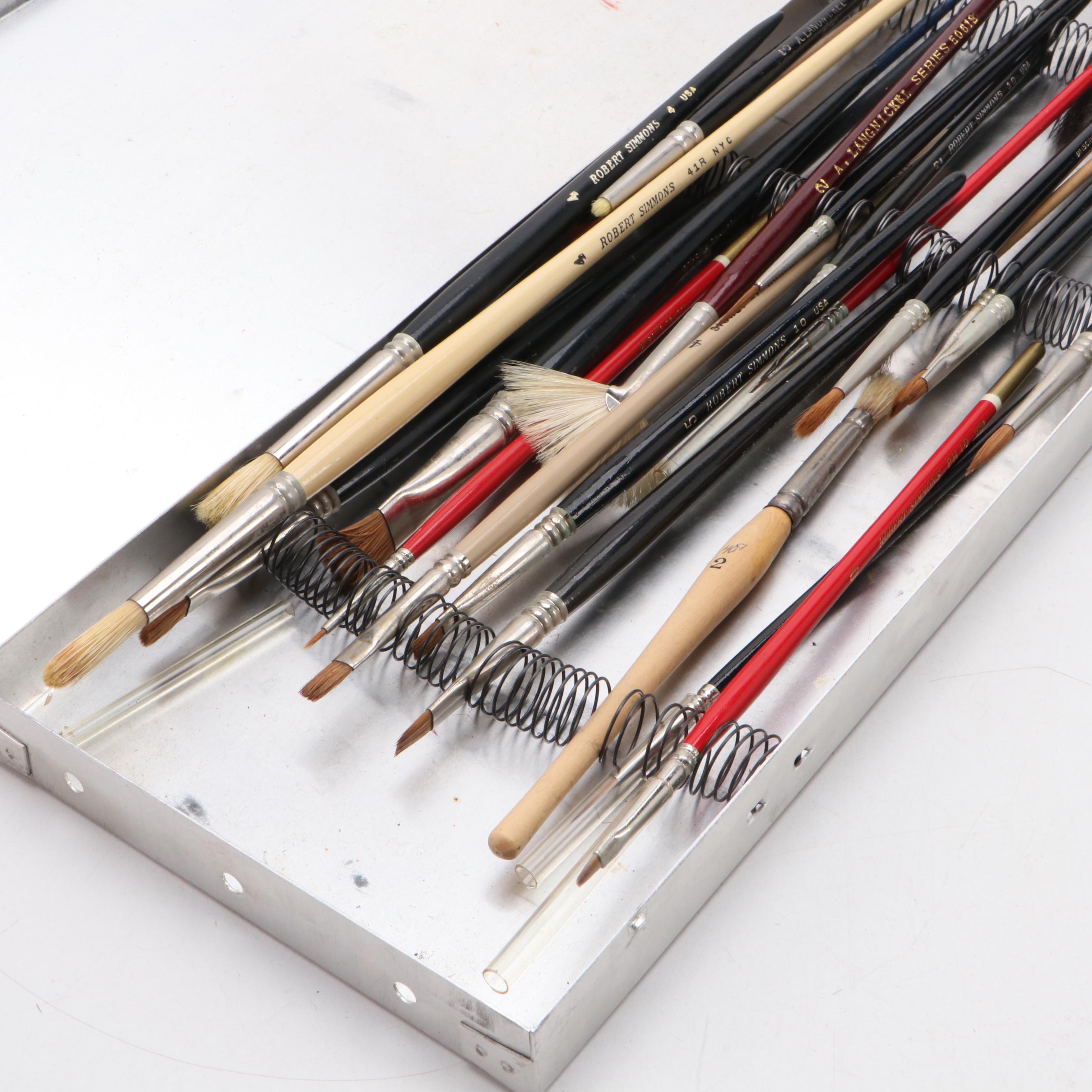 Art Supply Collection with Canvases, Brushes, Window Paint and More