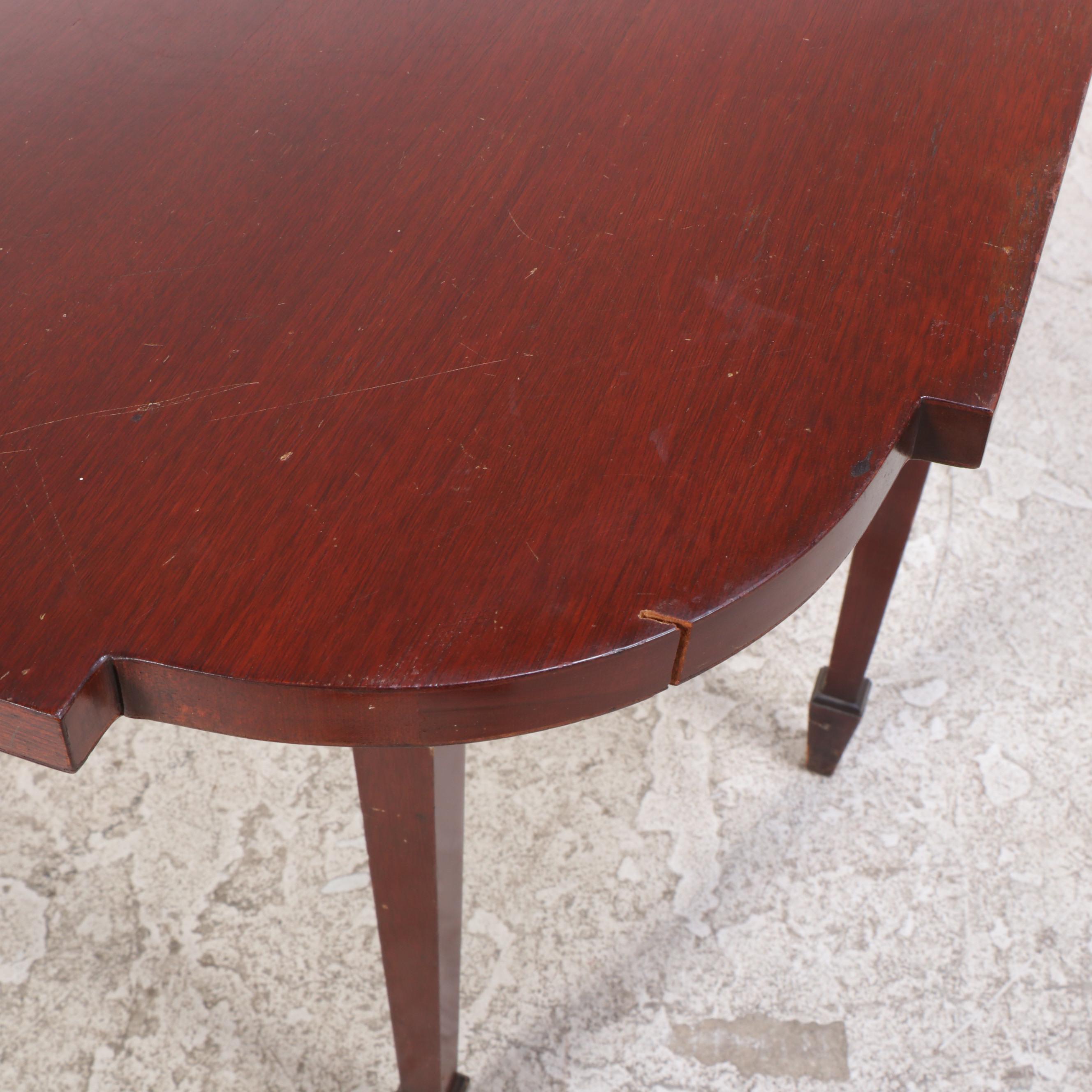 Federal Style Mahogany Games Table, Early to Mid 20th Century