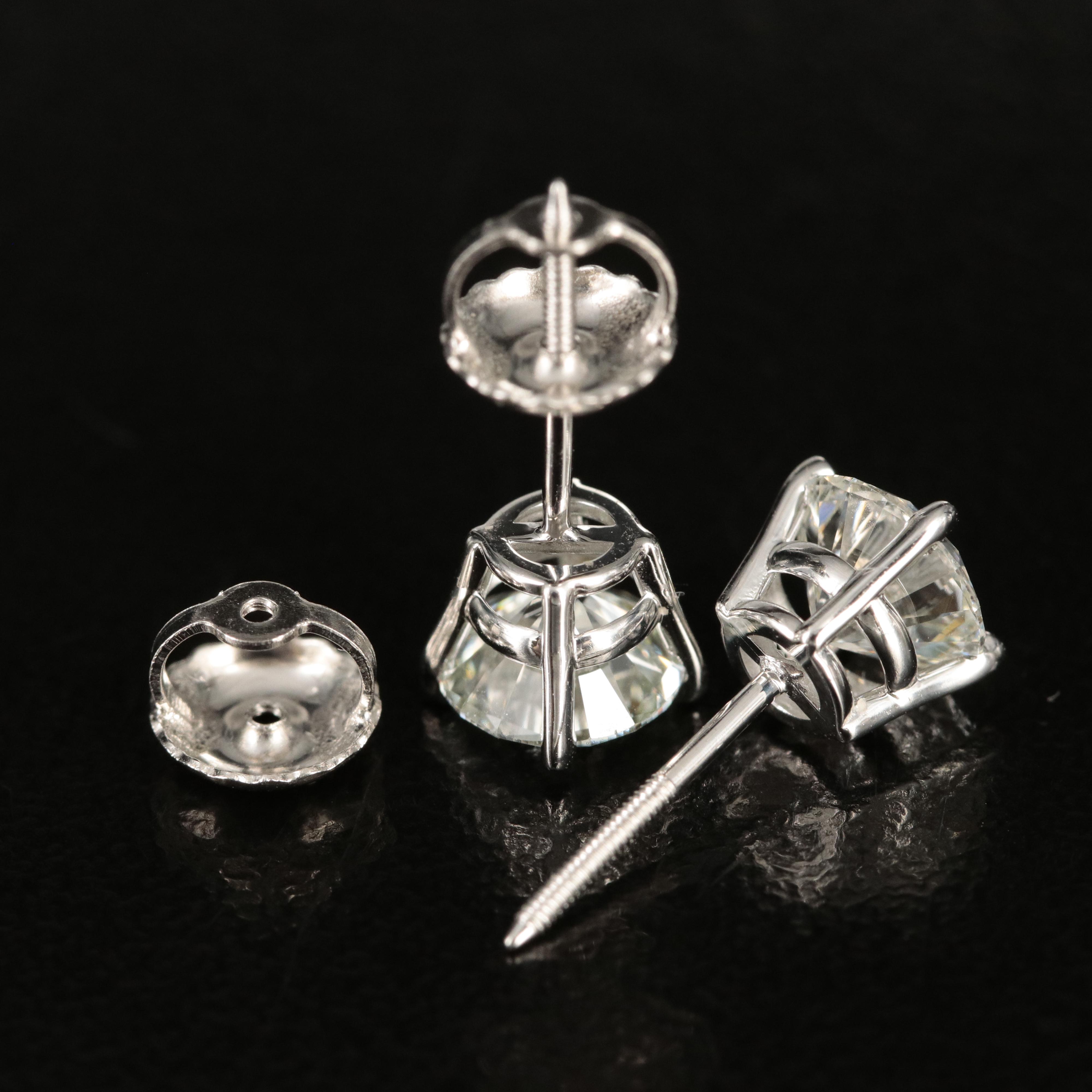 14K 1.32 CTW Lab Grown Diamond Stud Earrings