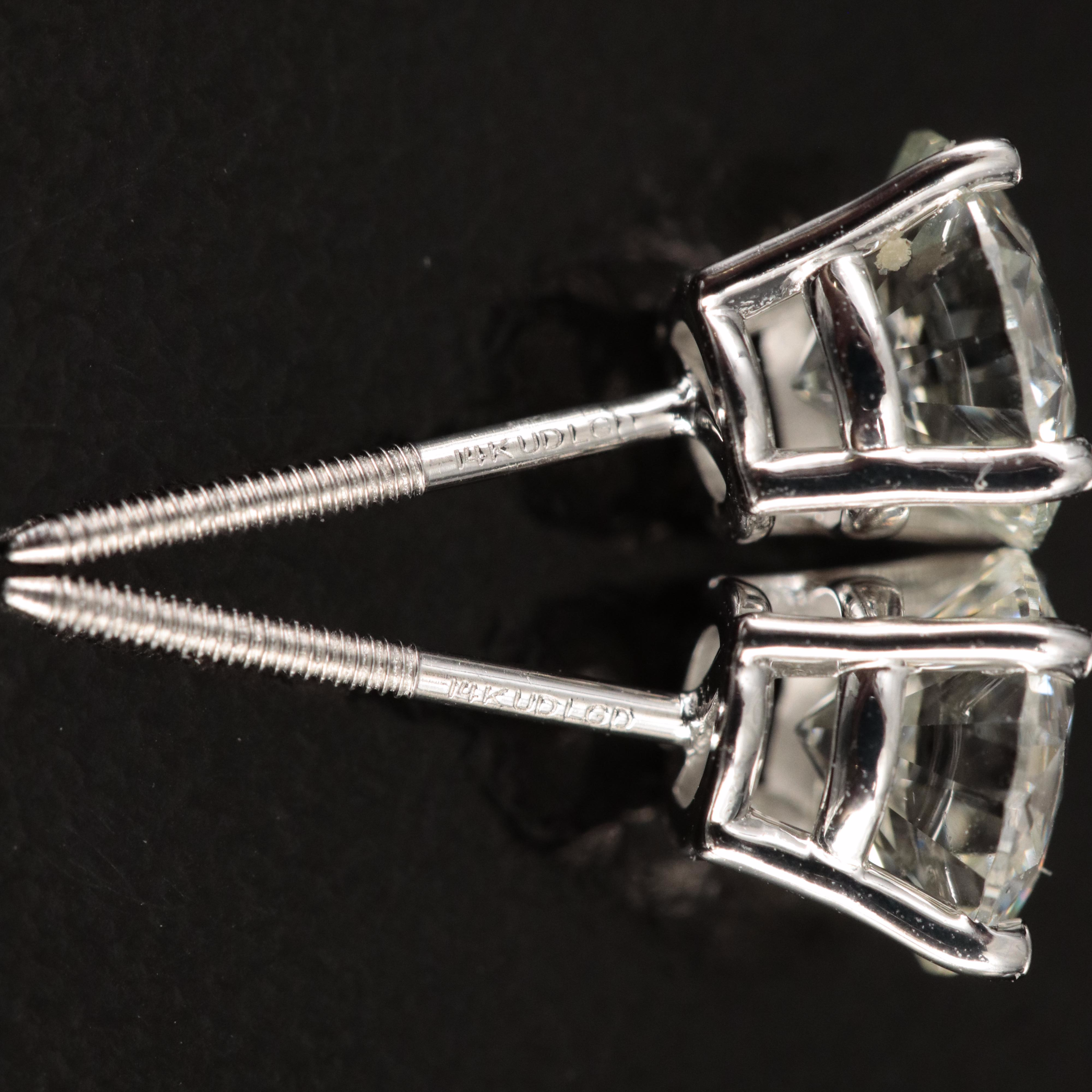 14K 1.32 CTW Lab Grown Diamond Stud Earrings