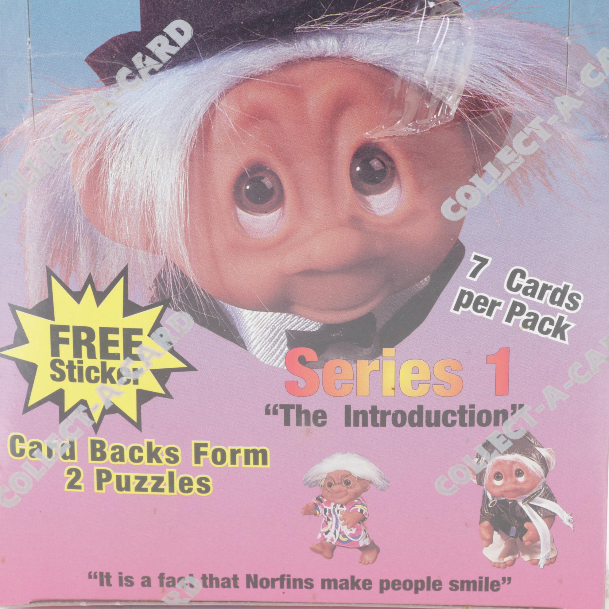 Norfin Trolls Series 1 Sealed Set of Trading Cards