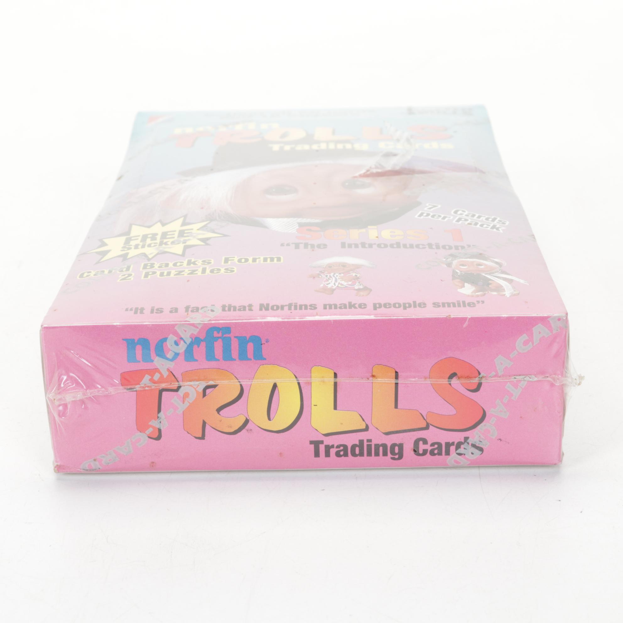 Norfin Trolls Series 1 Sealed Set of Trading Cards