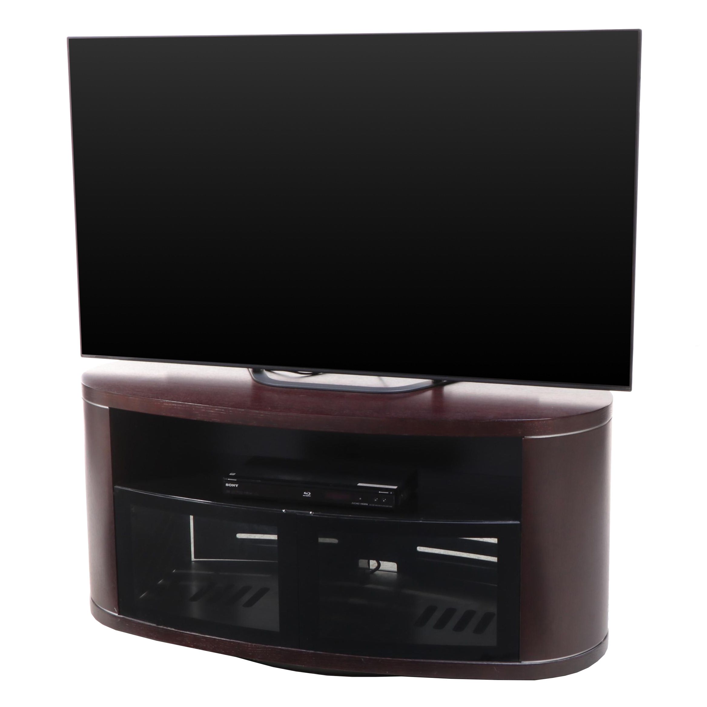 Sony XBR 65" 4K UHD LCD Television with Entertainment Stand and Blu-Ray Player