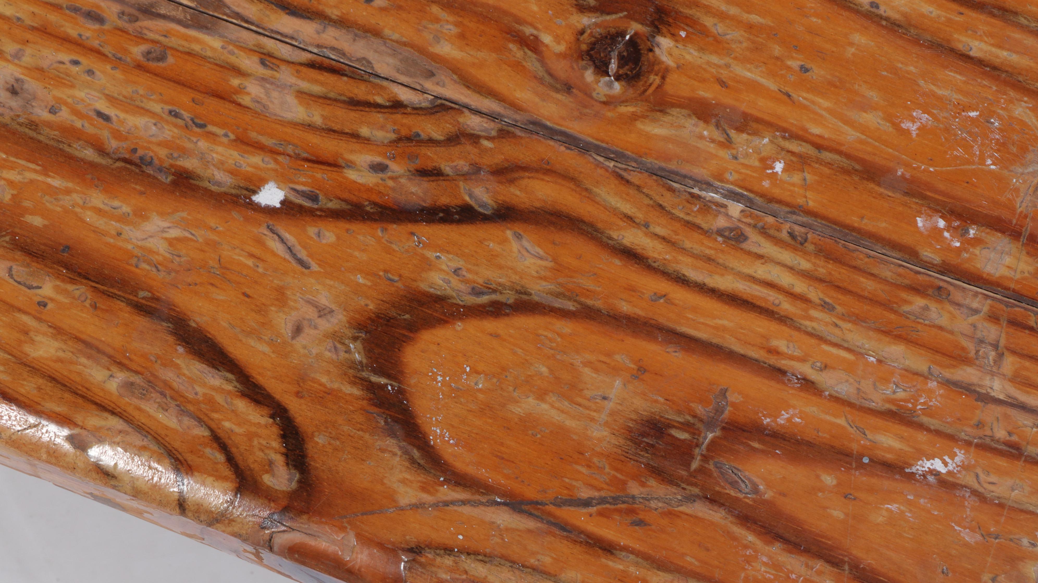 Rustic Pine Coffee Table, Late 20th Century