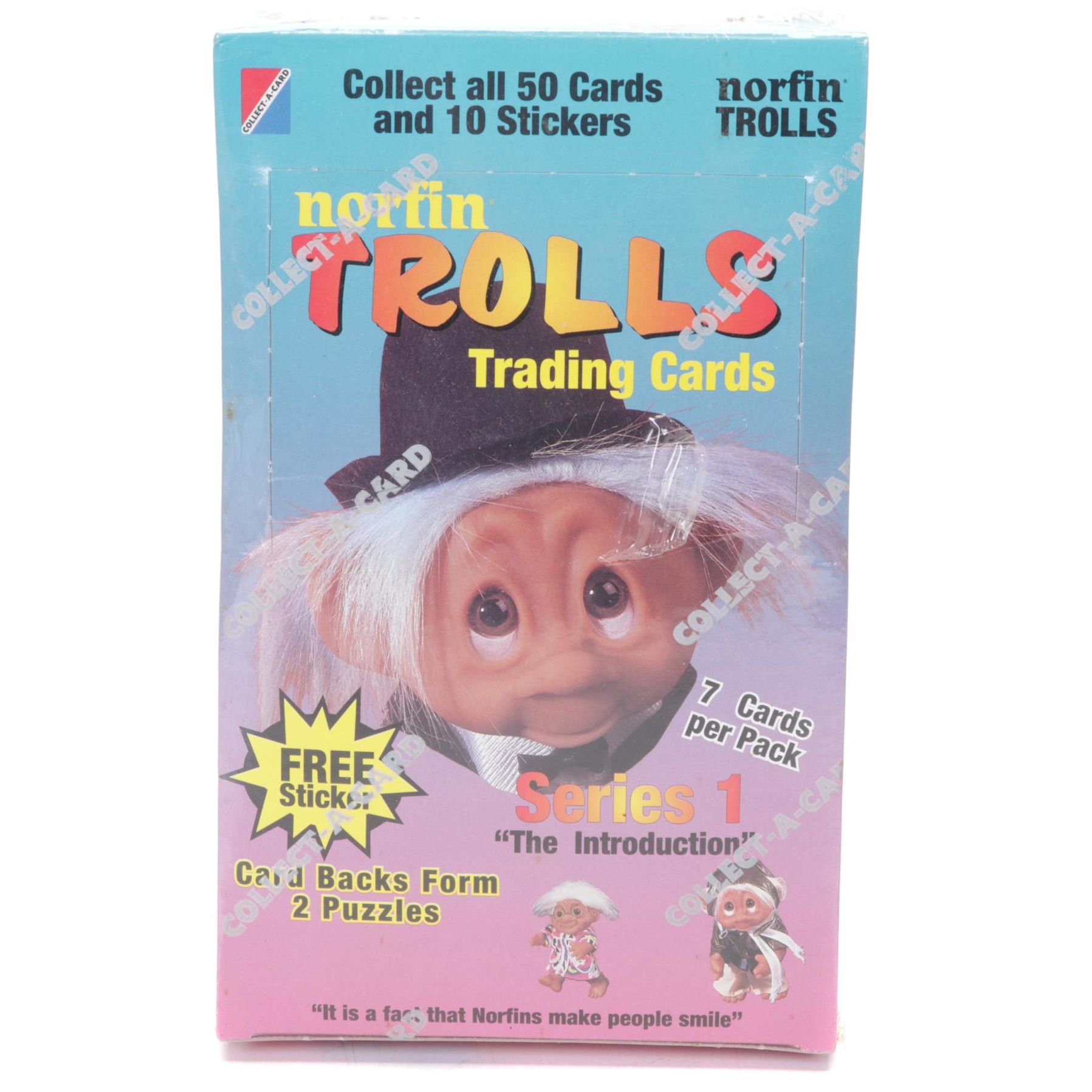 Norfin Trolls Series 1 Sealed Set of Trading Cards