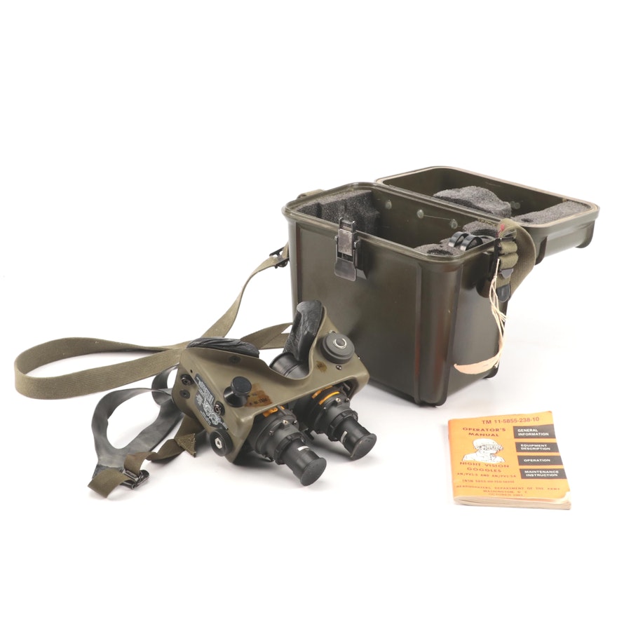 U.S. Army Night Vision Goggles with Manual