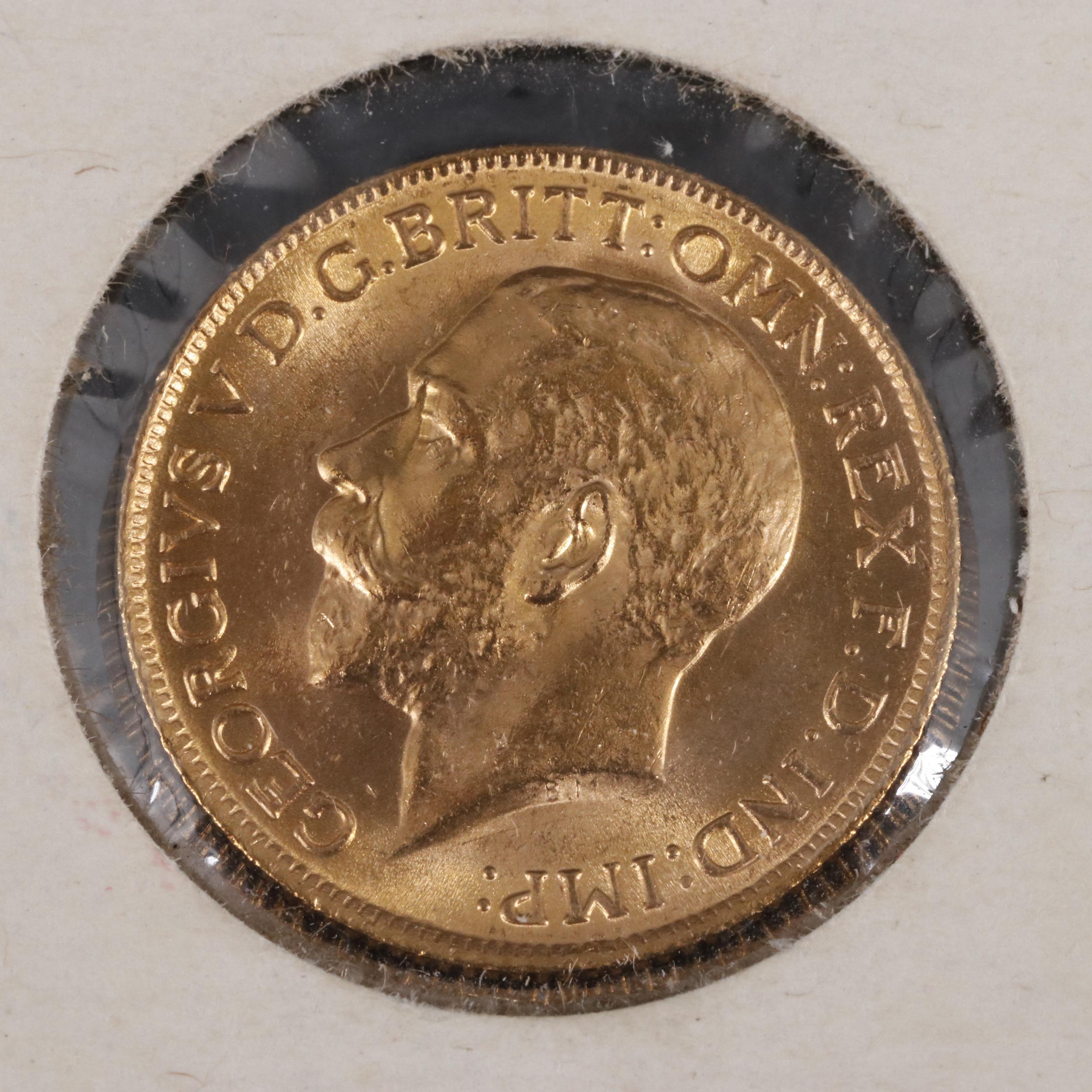 1915 British Gold Sovereign