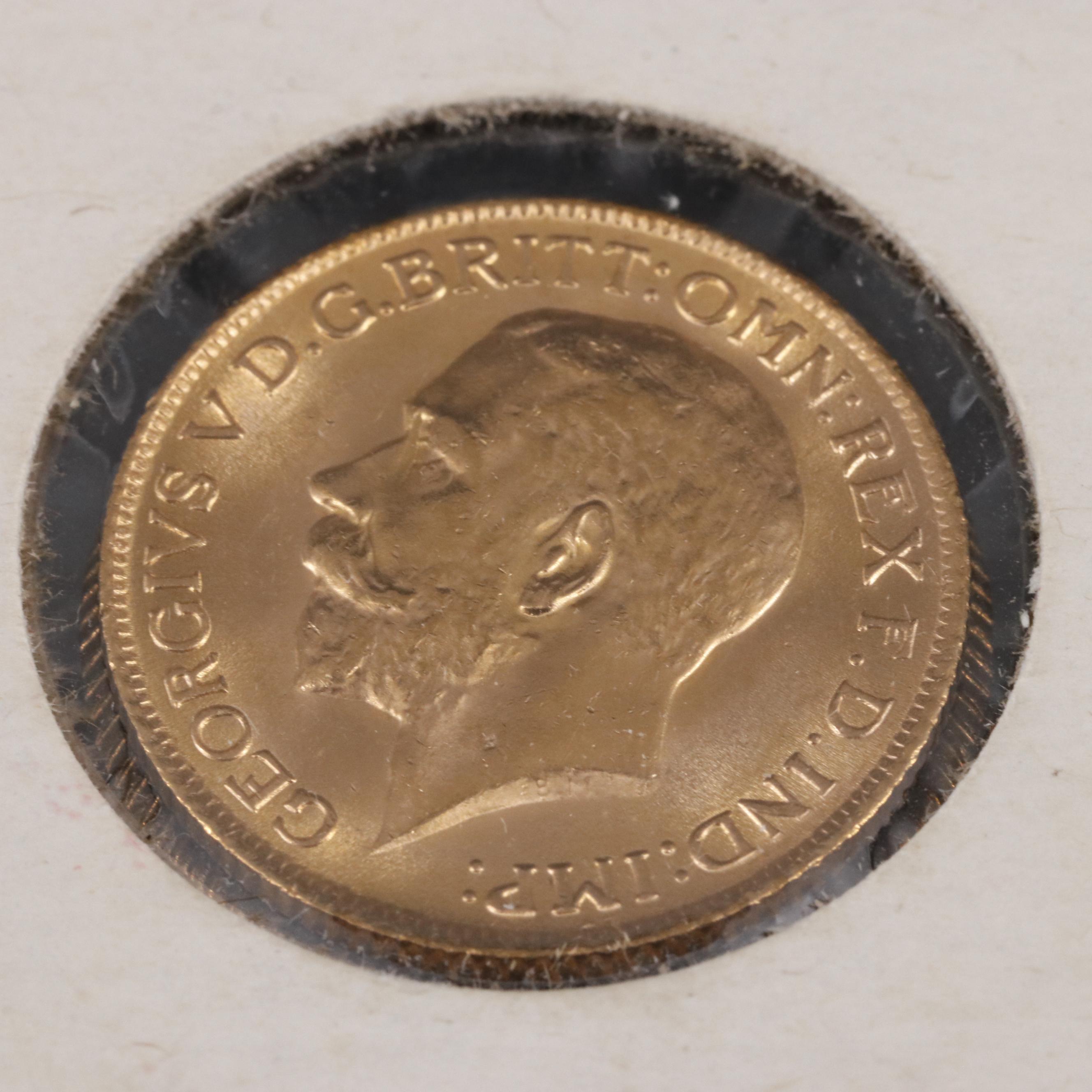 1915 British Gold Sovereign