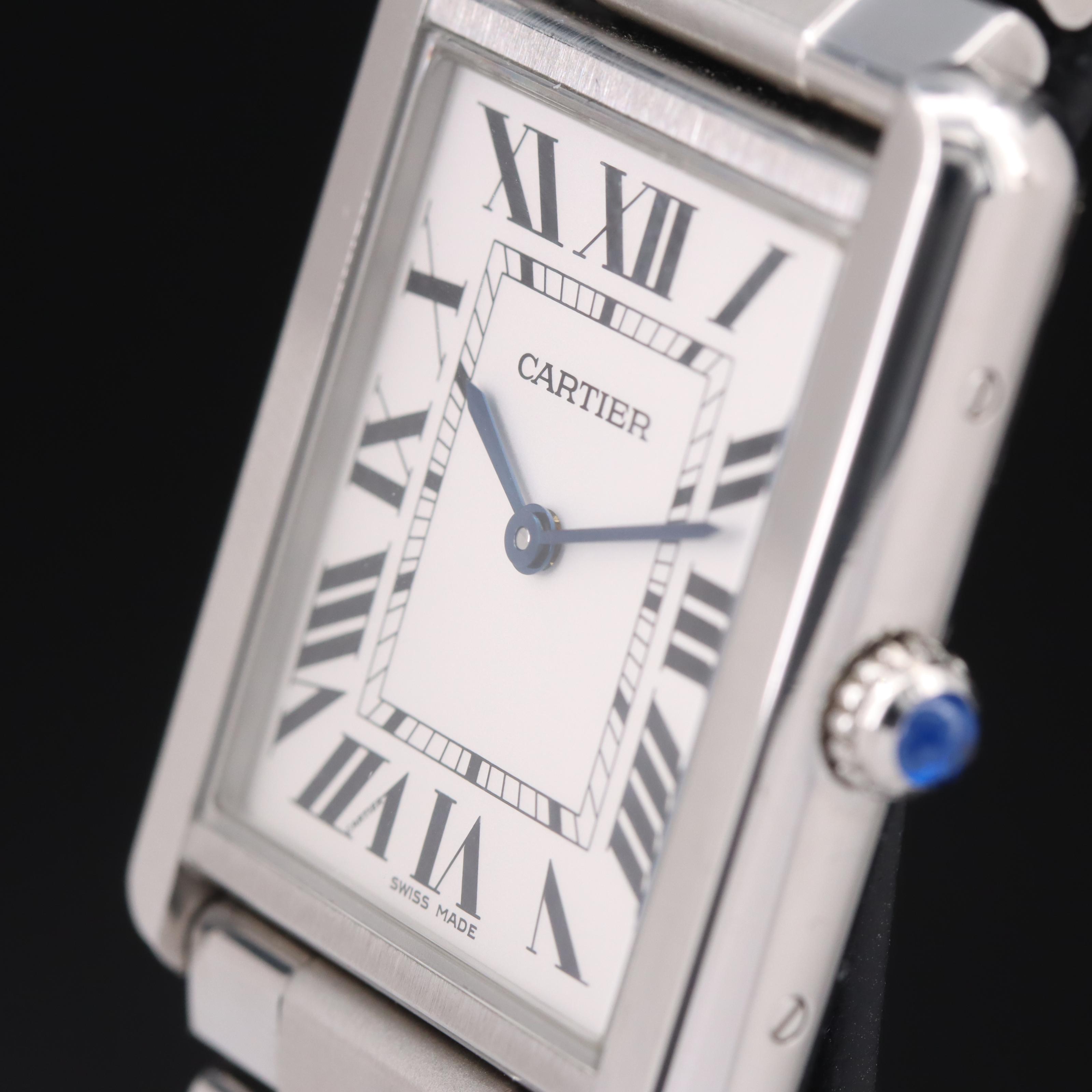 Cartier Tank Solo Large Stainless Steel Watch