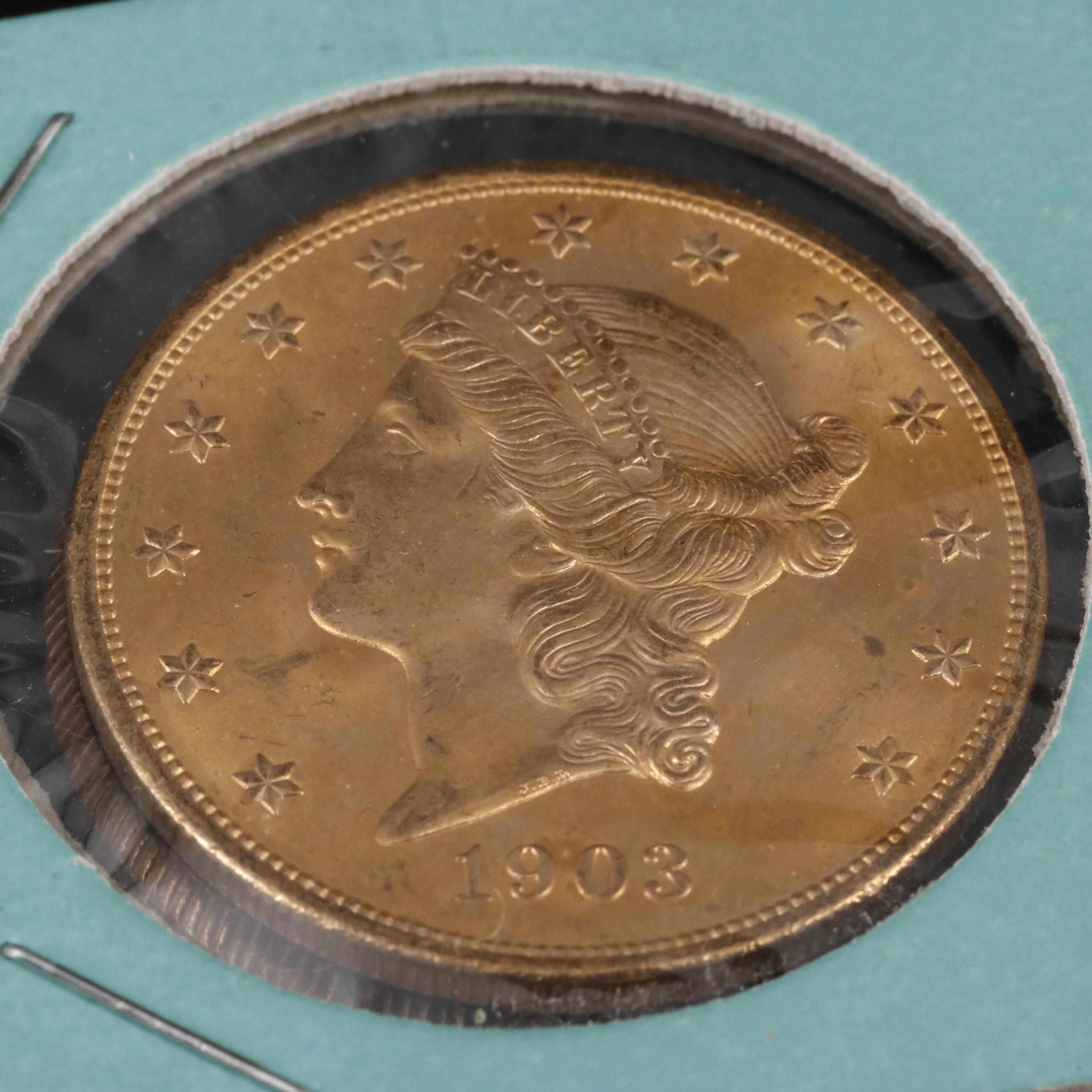 1903 Liberty Head $20 Gold Coin