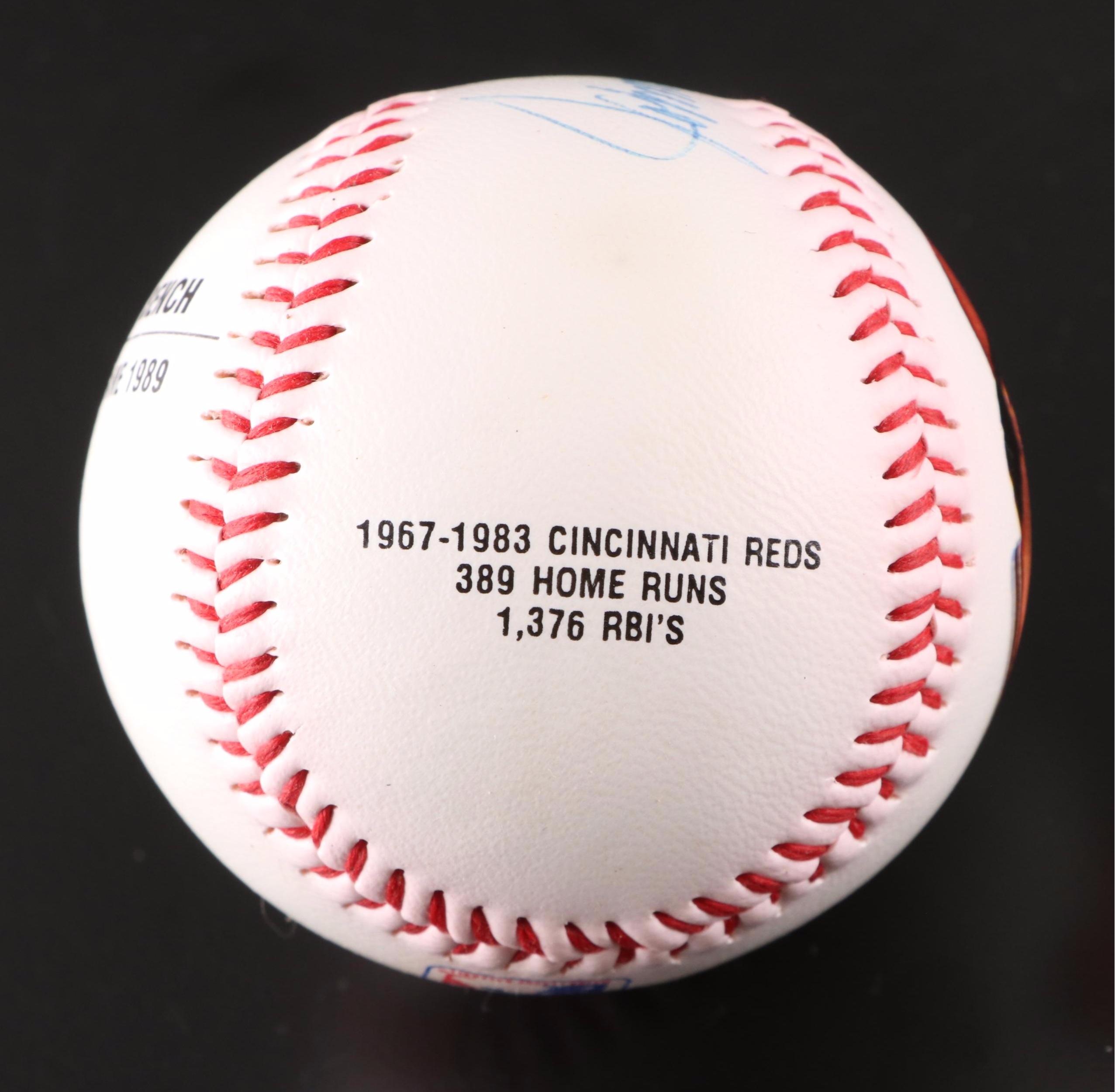 1978 World Series Pete Rose Signed Baseball with Johnny Bench Signed Baseball