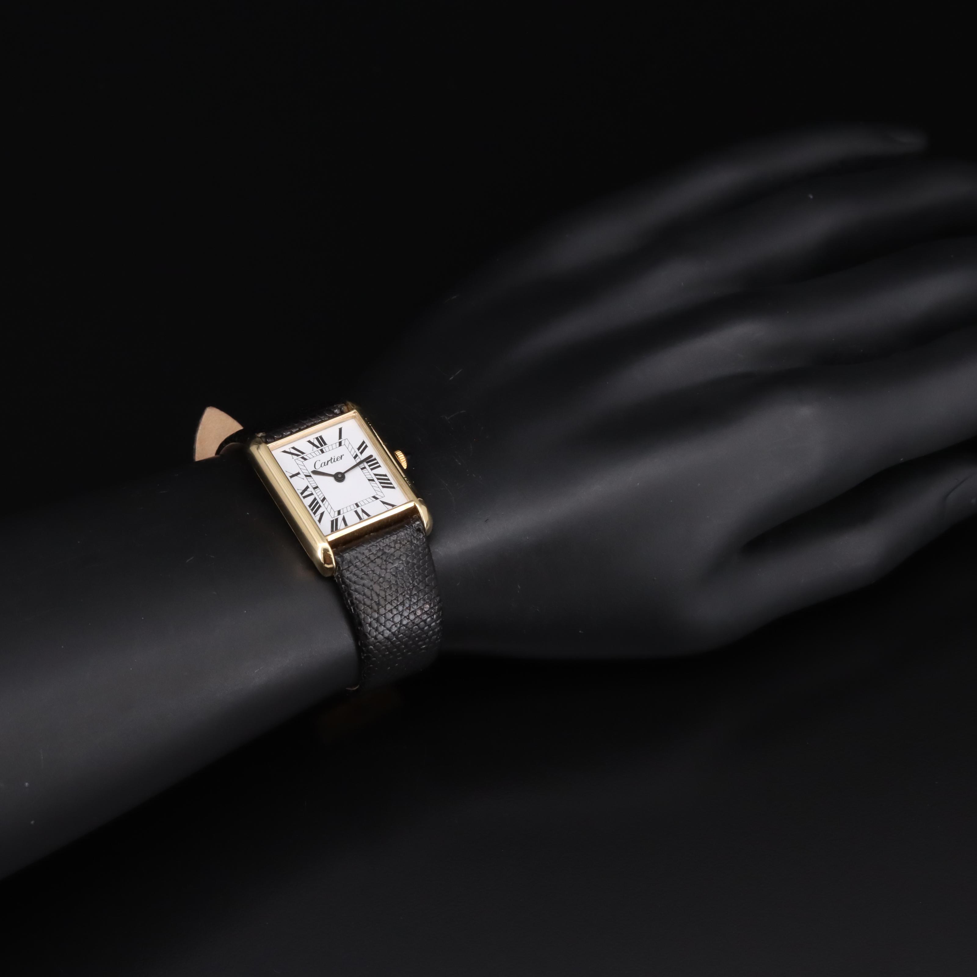 Vintage Cartier Tank Hand-Wind Watch