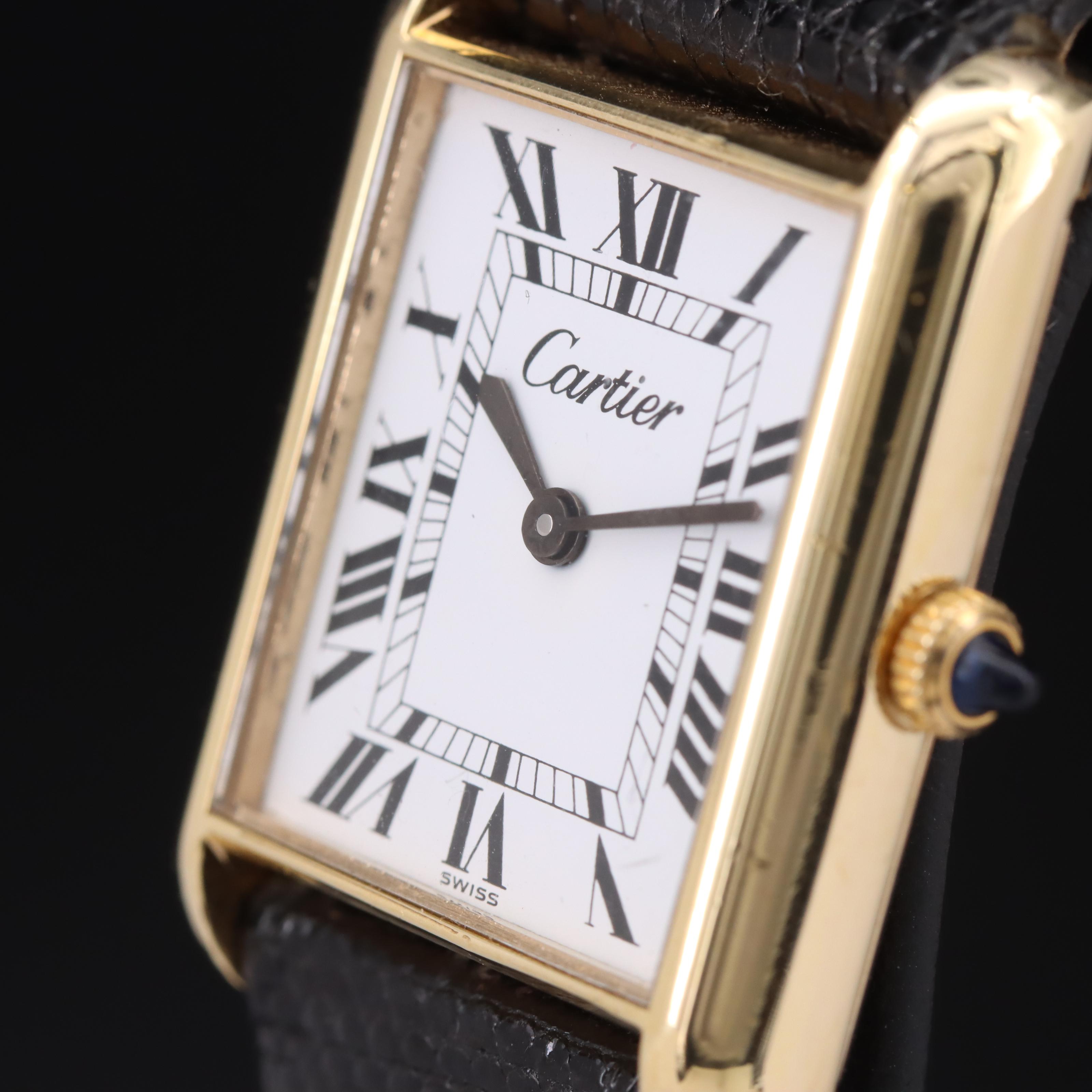 Vintage Cartier Tank Hand-Wind Watch