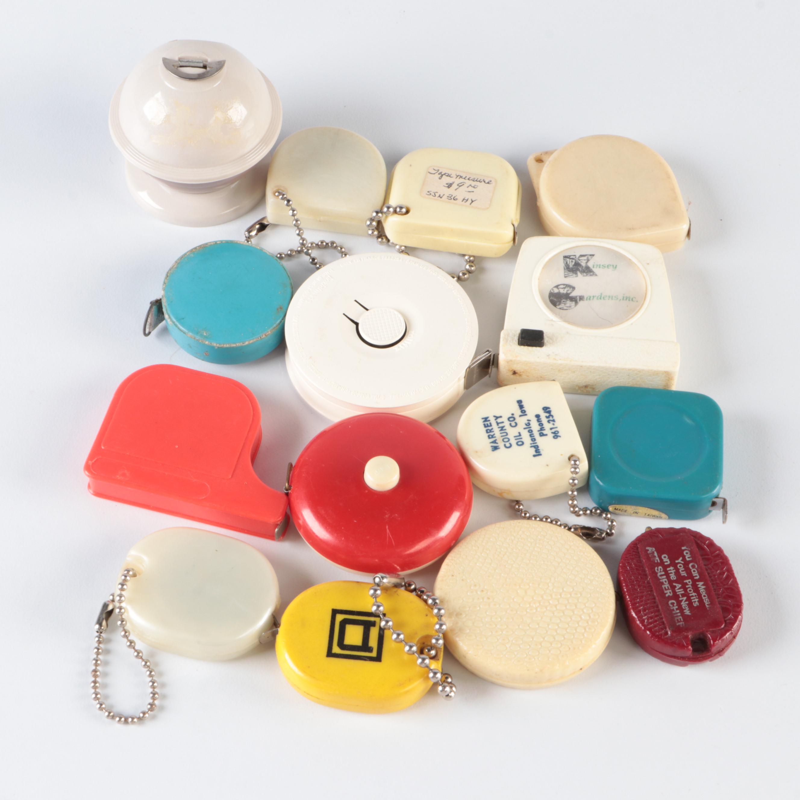 Hoover and Assorted Advertising Branded Measuring Tapes