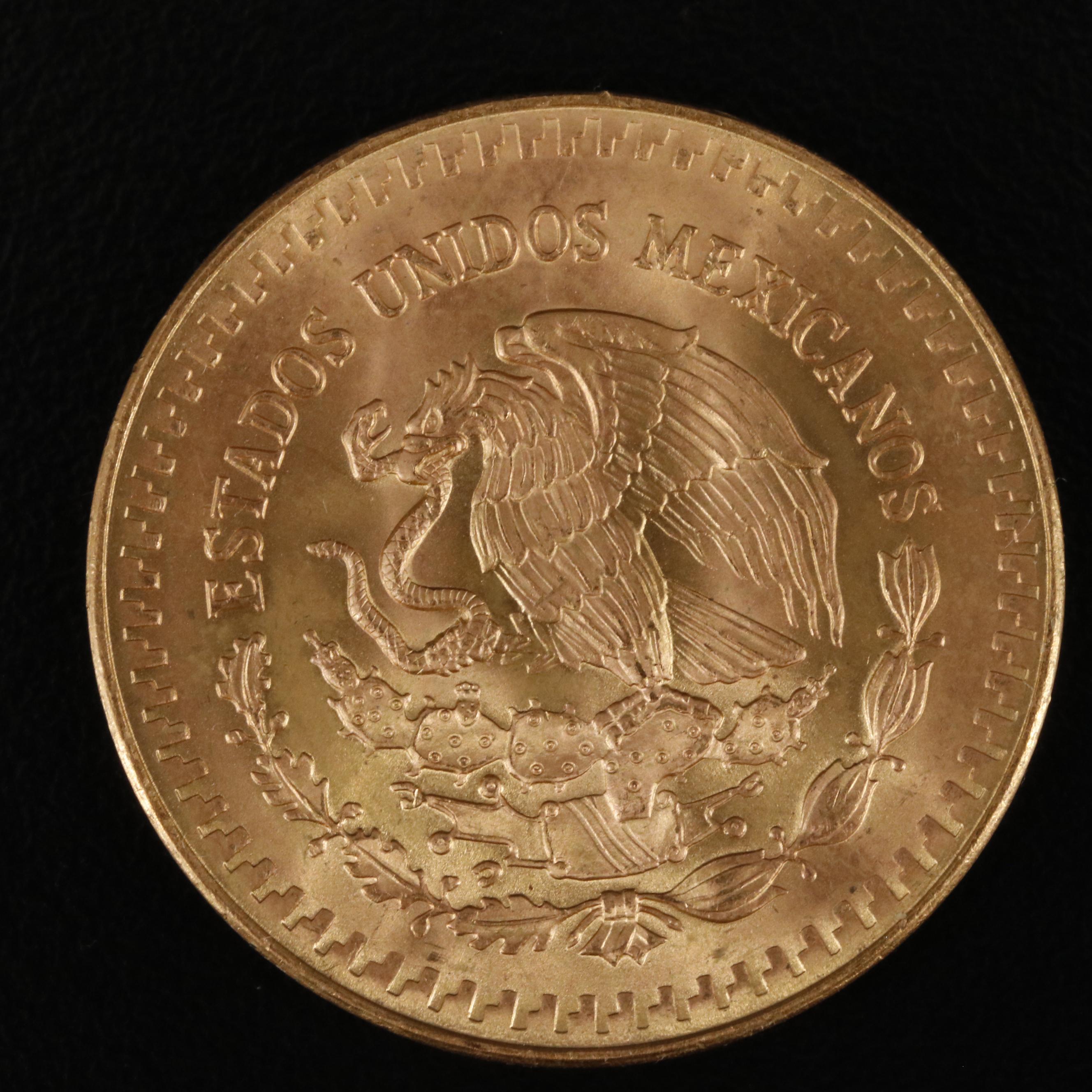1981 Mexico 1/2 ozt. Gold Bullion Coin