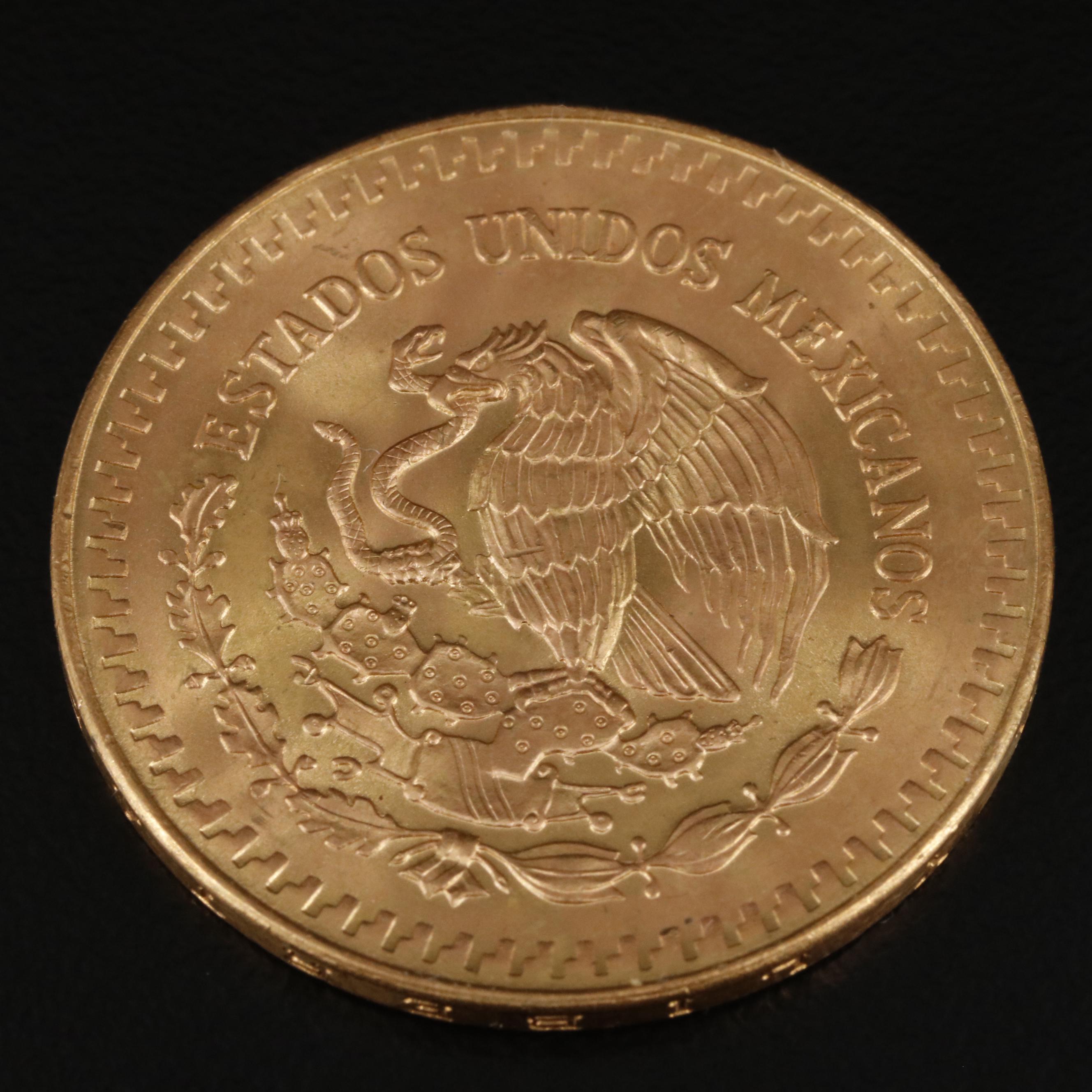 1981 Mexico 1/2 ozt. Gold Bullion Coin
